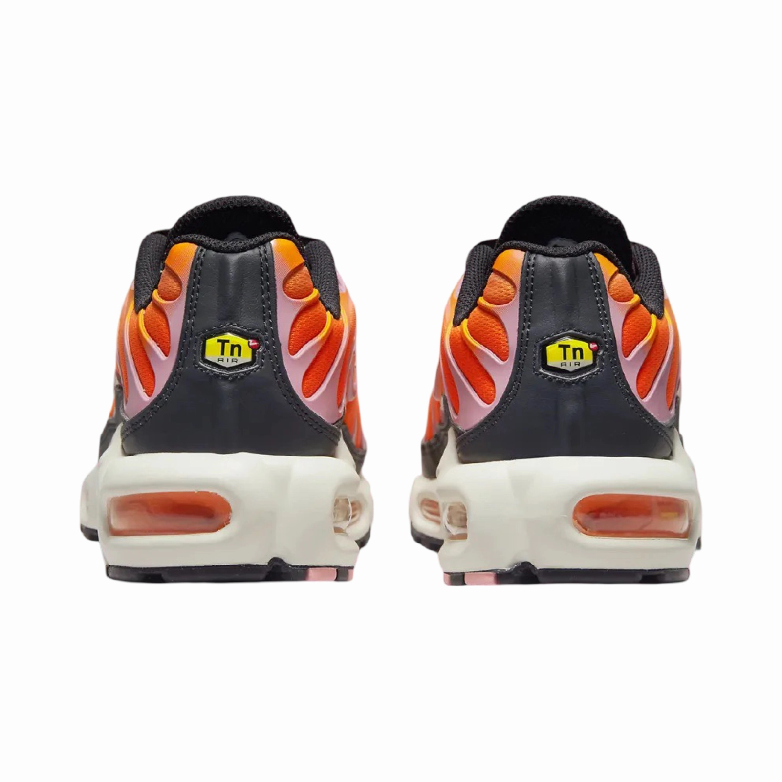 Nike Women's Air Max Plus TN Off Noir Medium Soft Pink Sherbert Street Shoes