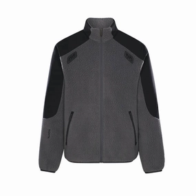 Nike x NOCTA Tahr Sherpa Zip-Up Jacket Iron Grey Nike casual sneakers with modern design