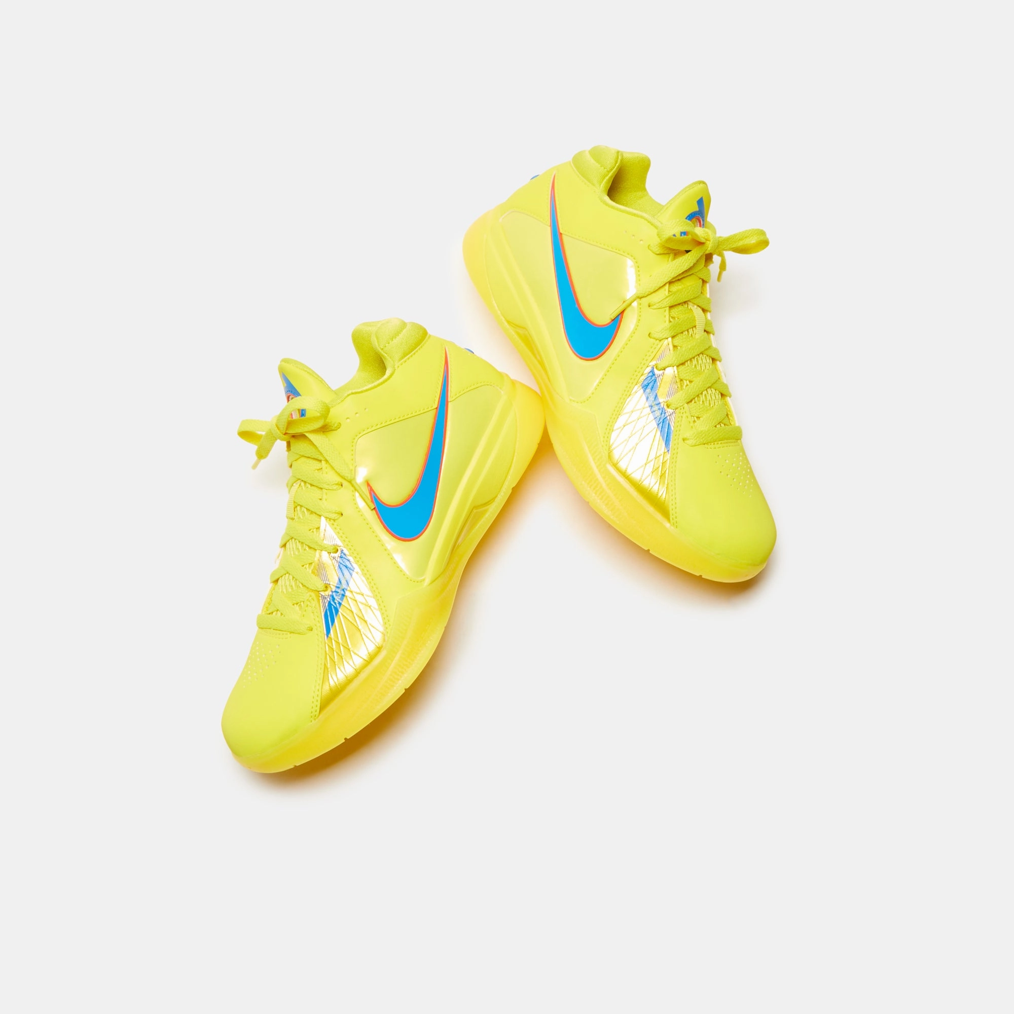 Nike Zoom KD III - Vibrant Yellow / Photo Blue / Team Orange Nike performance sneakers