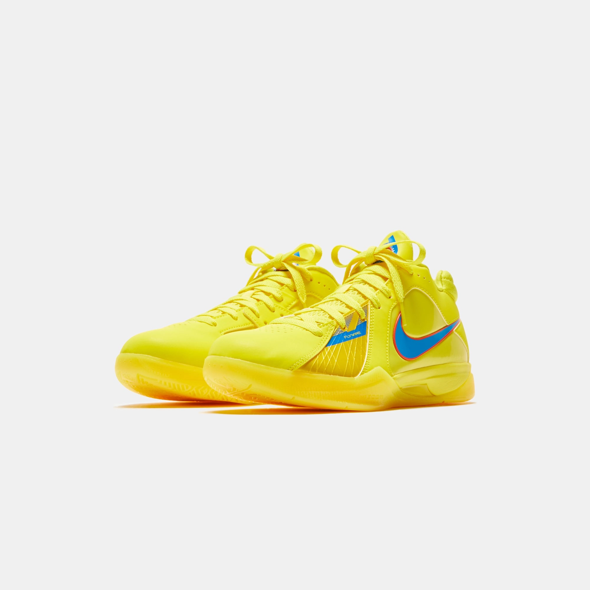 Nike Zoom KD III - Vibrant Yellow / Photo Blue / Team Orange Nike performance sneakers