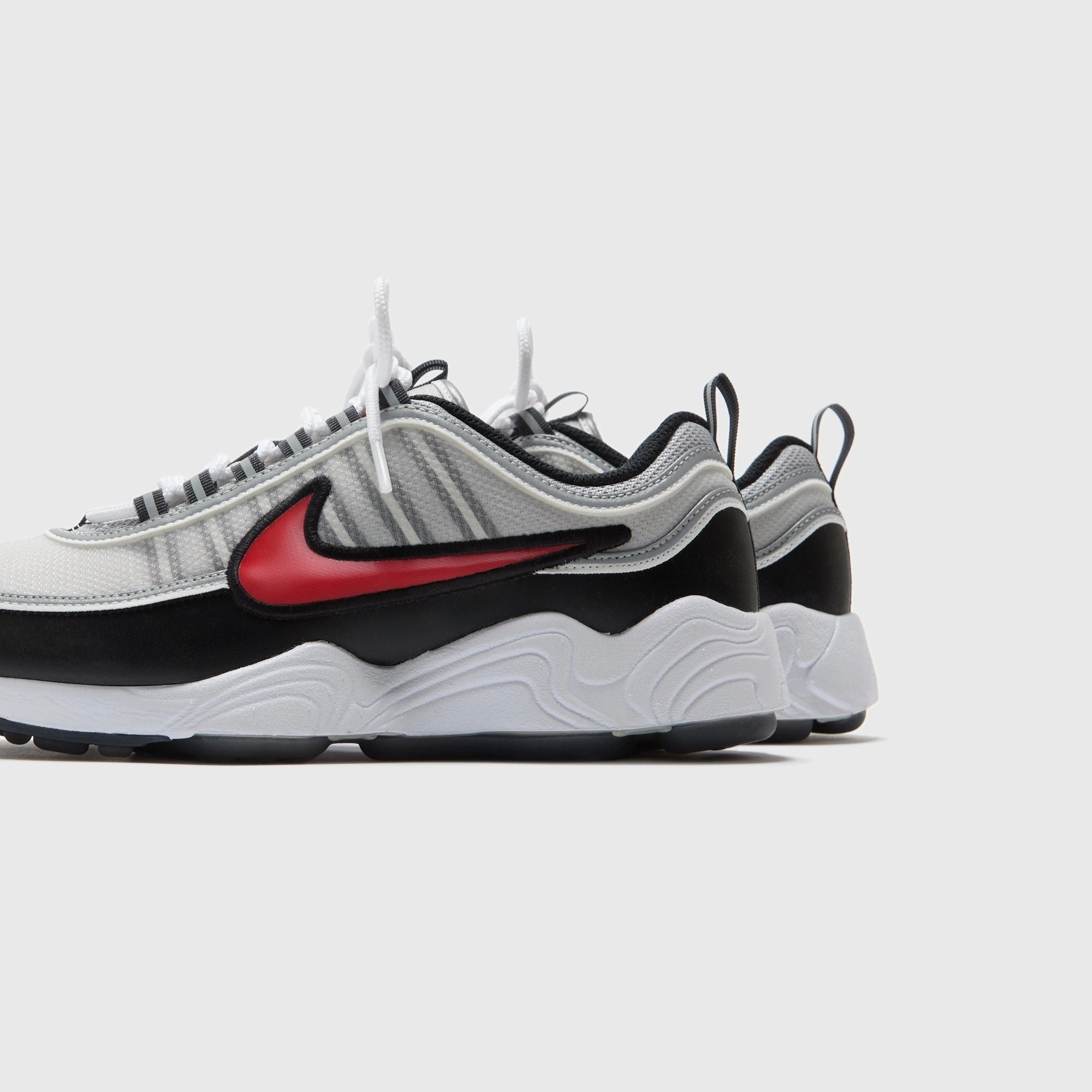 Nike Zoom Spiridon - Metallic Silver / Sport Red / Black / White Nike performance sneakers