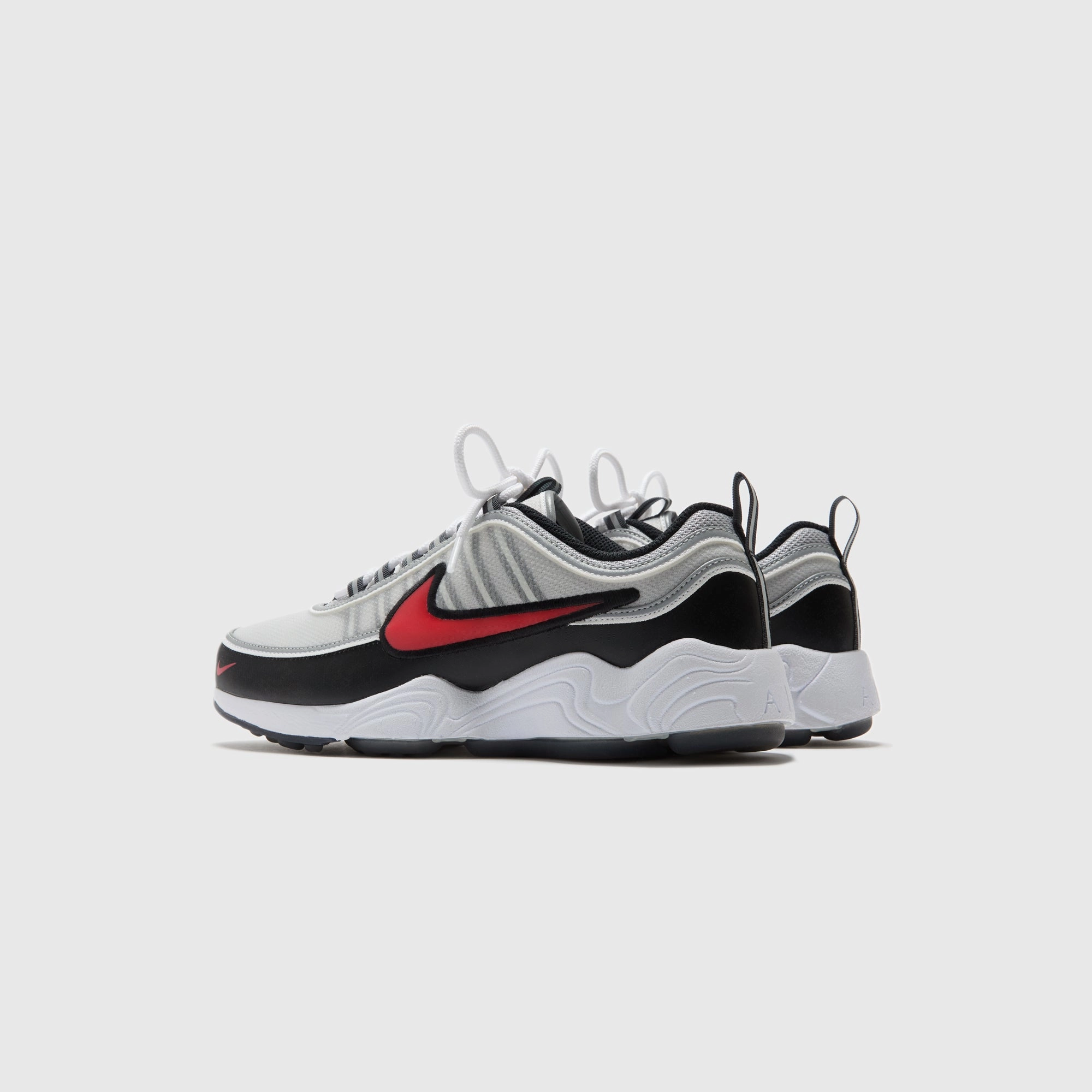 Nike Zoom Spiridon - Metallic Silver / Sport Red / Black / White Nike performance sneakers