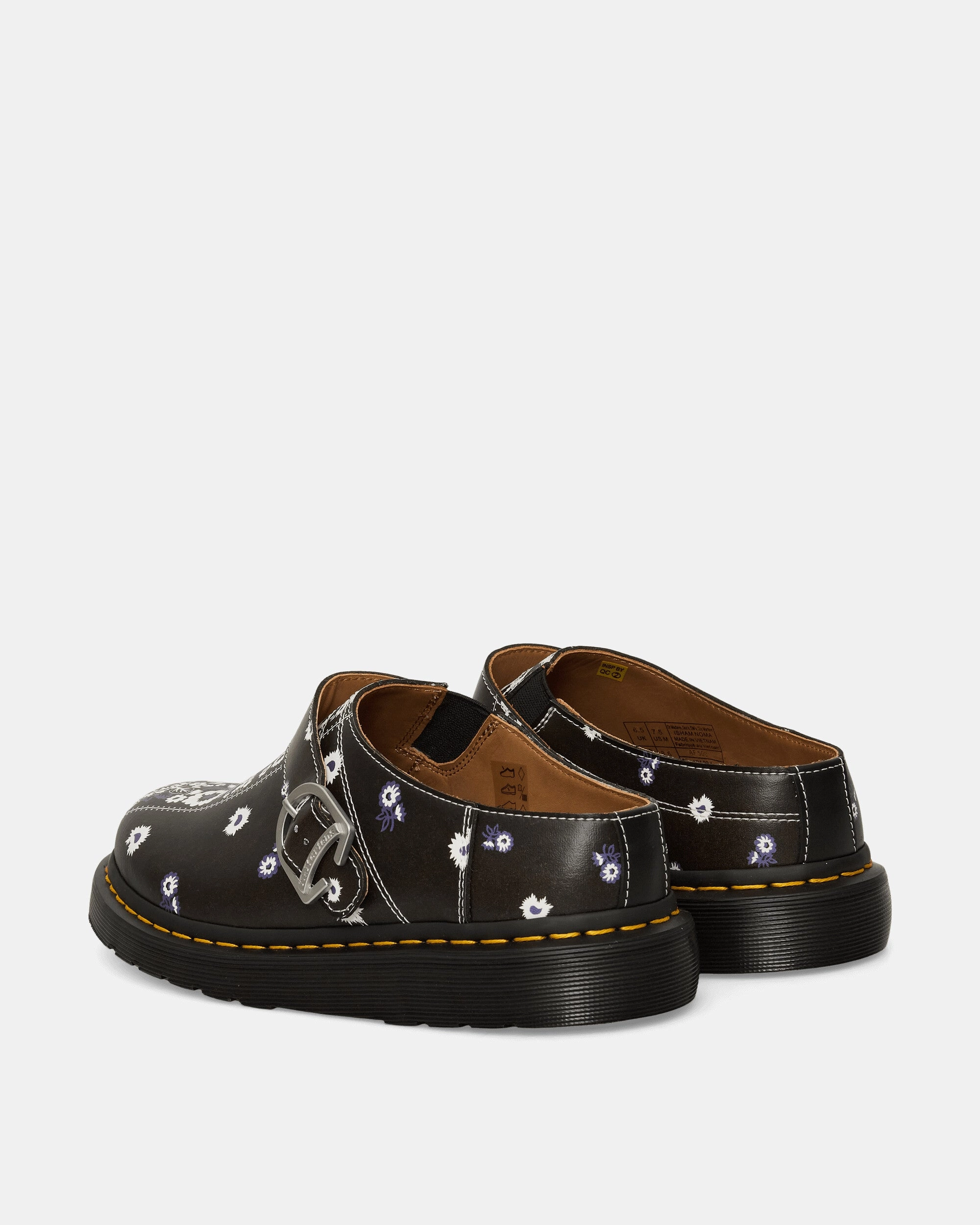 NMARHYTHM TEXTILE Isham Mules Black Smooth Leather Boots