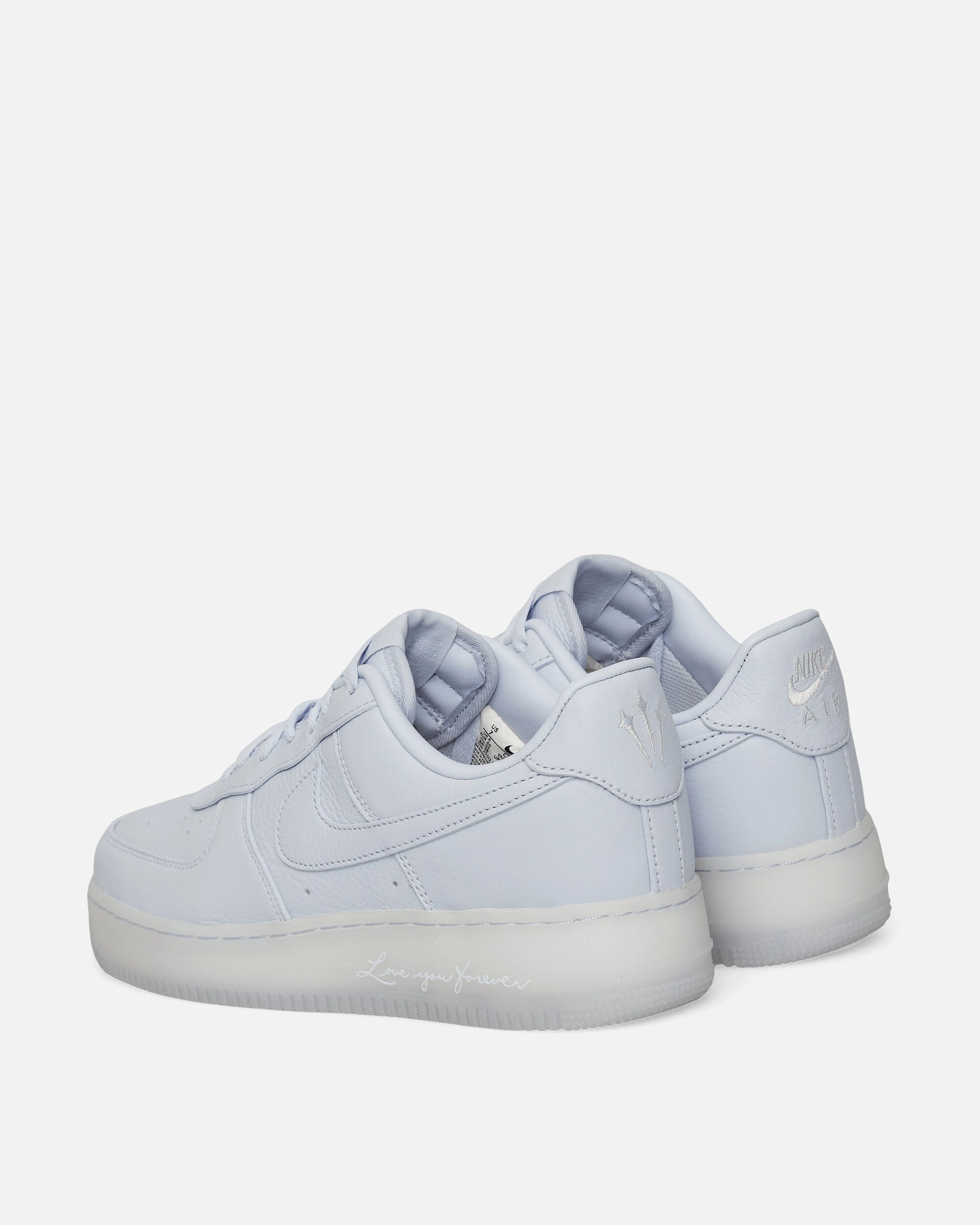 NOCTA Air Force 1 Sneakers Palest Purple Stable Running