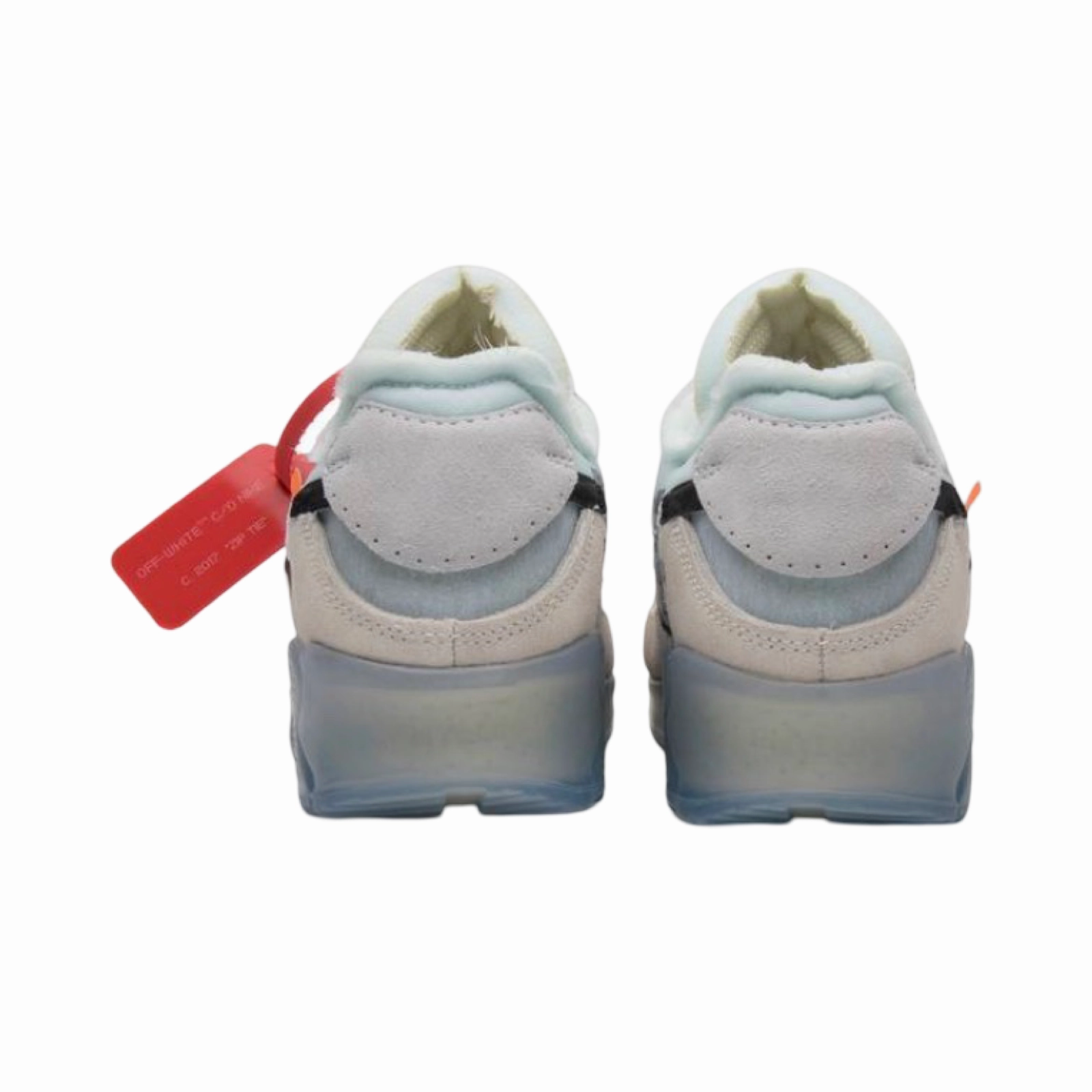 OFF-WHITE x Air Max 90 The Ten Sail White Muslin Street Shoes