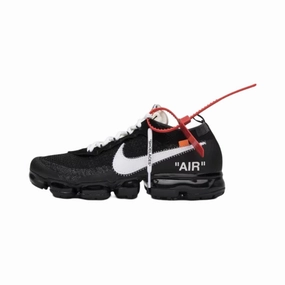 Off White x Nike Air Max Vapormax FK Flyknit Black White Clear Nike casual sneakers with modern design