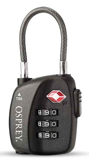 Osprey Packs TSA Cable Lock Bags Osprey-Packs