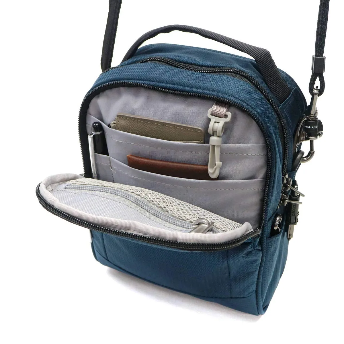 PacSafe Metrosafe LS100 3 Liter Anti Theft Crossbody/Shoulder Bag-Fits 7 inch Tablet Bags Pacsafe