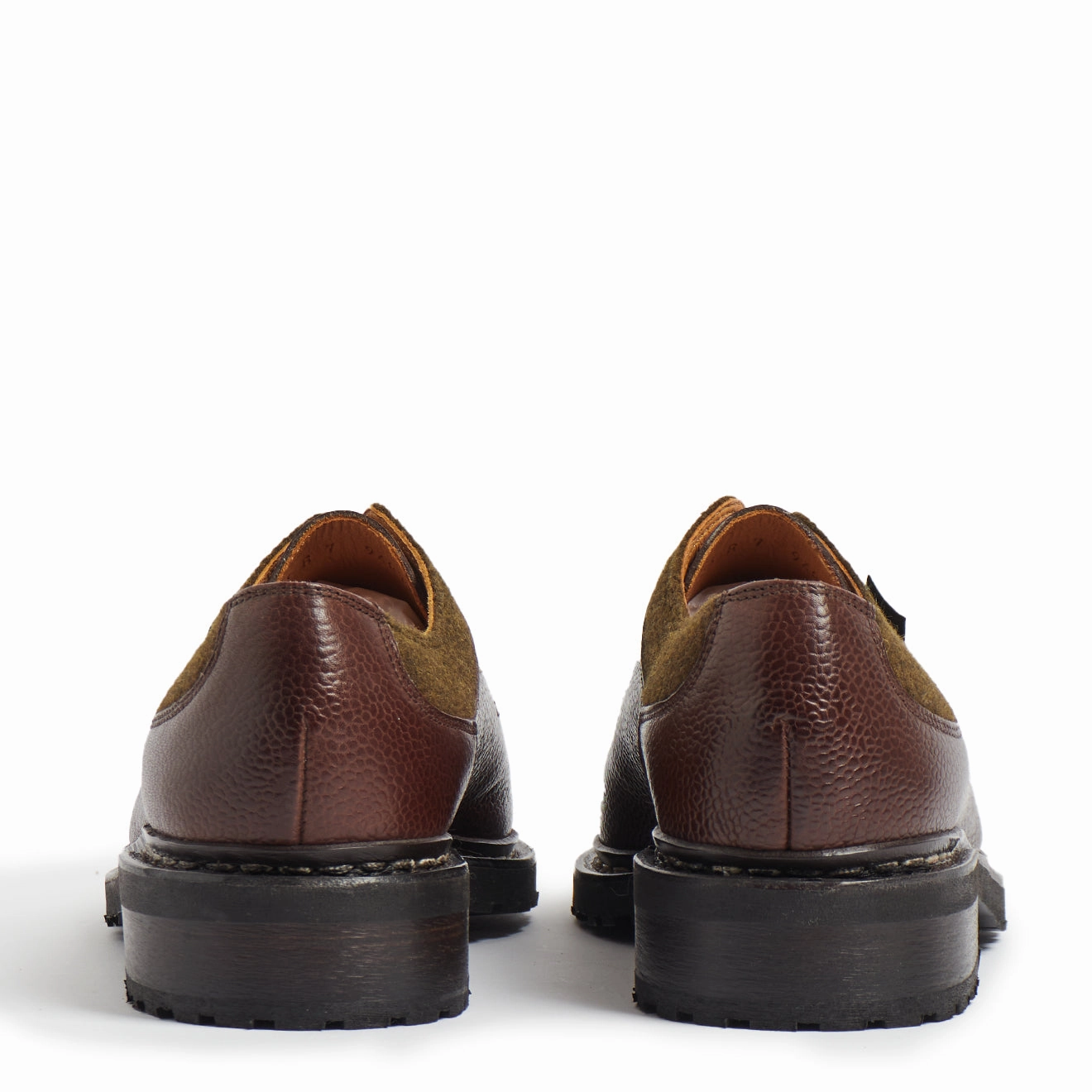 Paraboot Avignon Shoe Maroon / Olive Classic Leather Loafers