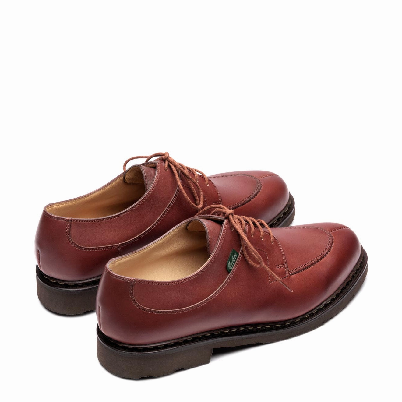 Paraboot Avignon Shoe Red Classic Leather Loafers