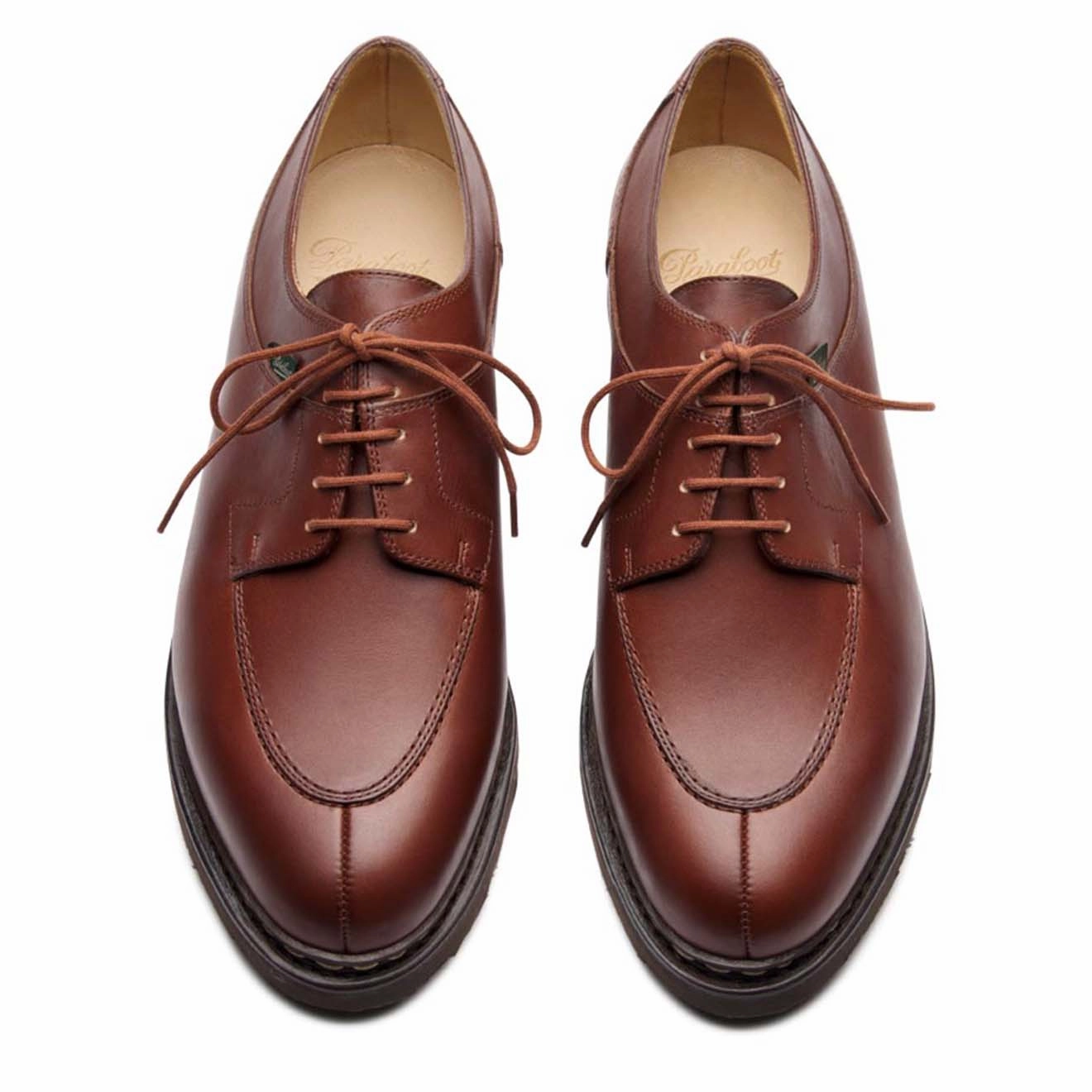 Paraboot Avignon Shoe Smooth Leather Marron Classic Leather Loafers