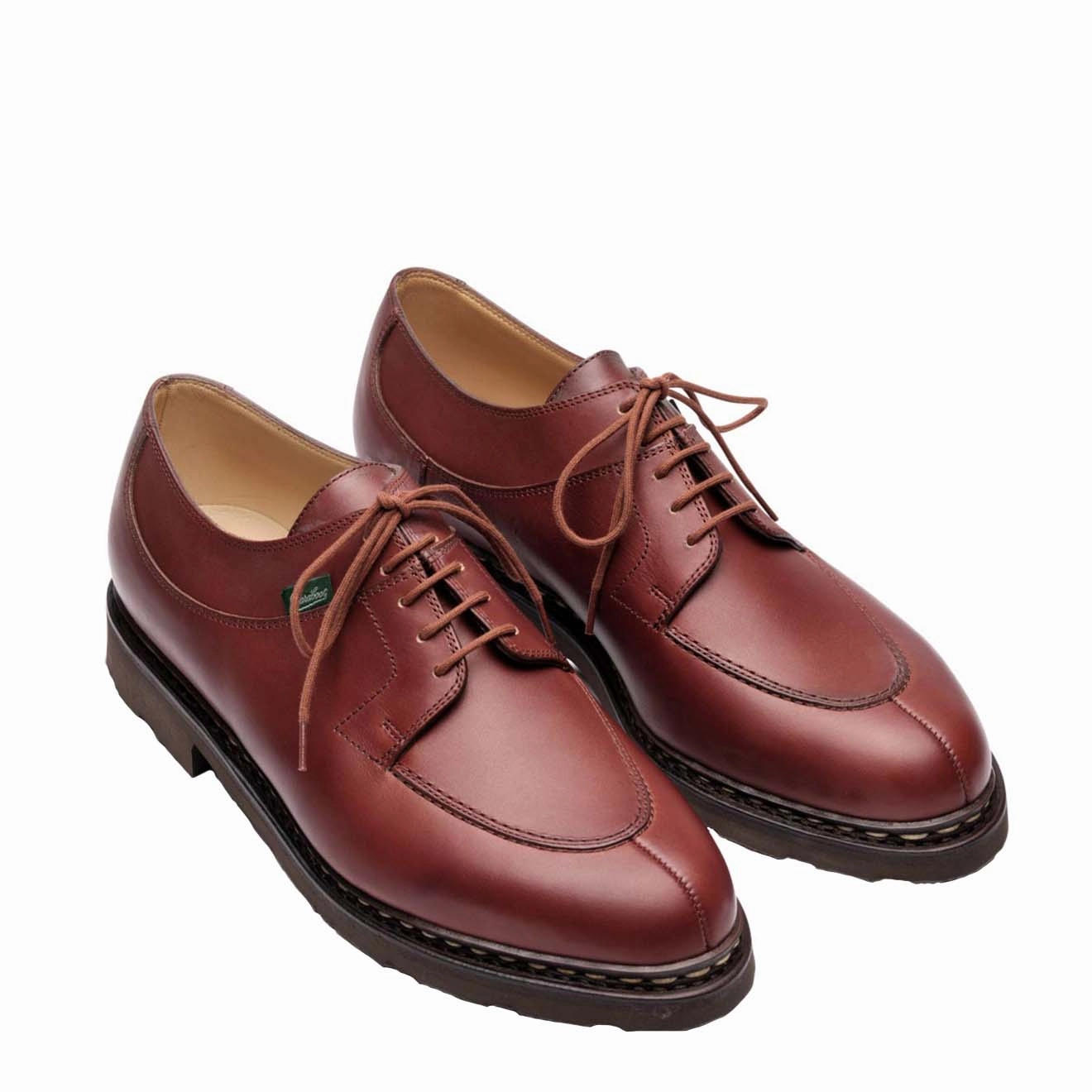Paraboot Avignon Shoe Smooth Leather Marron Classic Leather Loafers