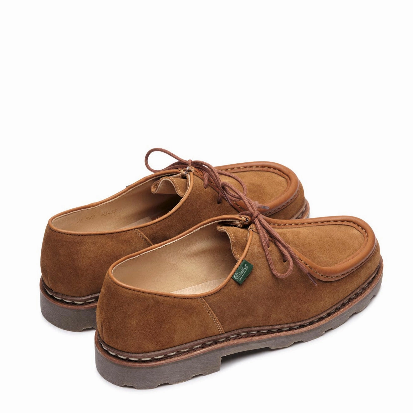 Paraboot Michael Shoe Velours Whisky Classic Leather Loafers