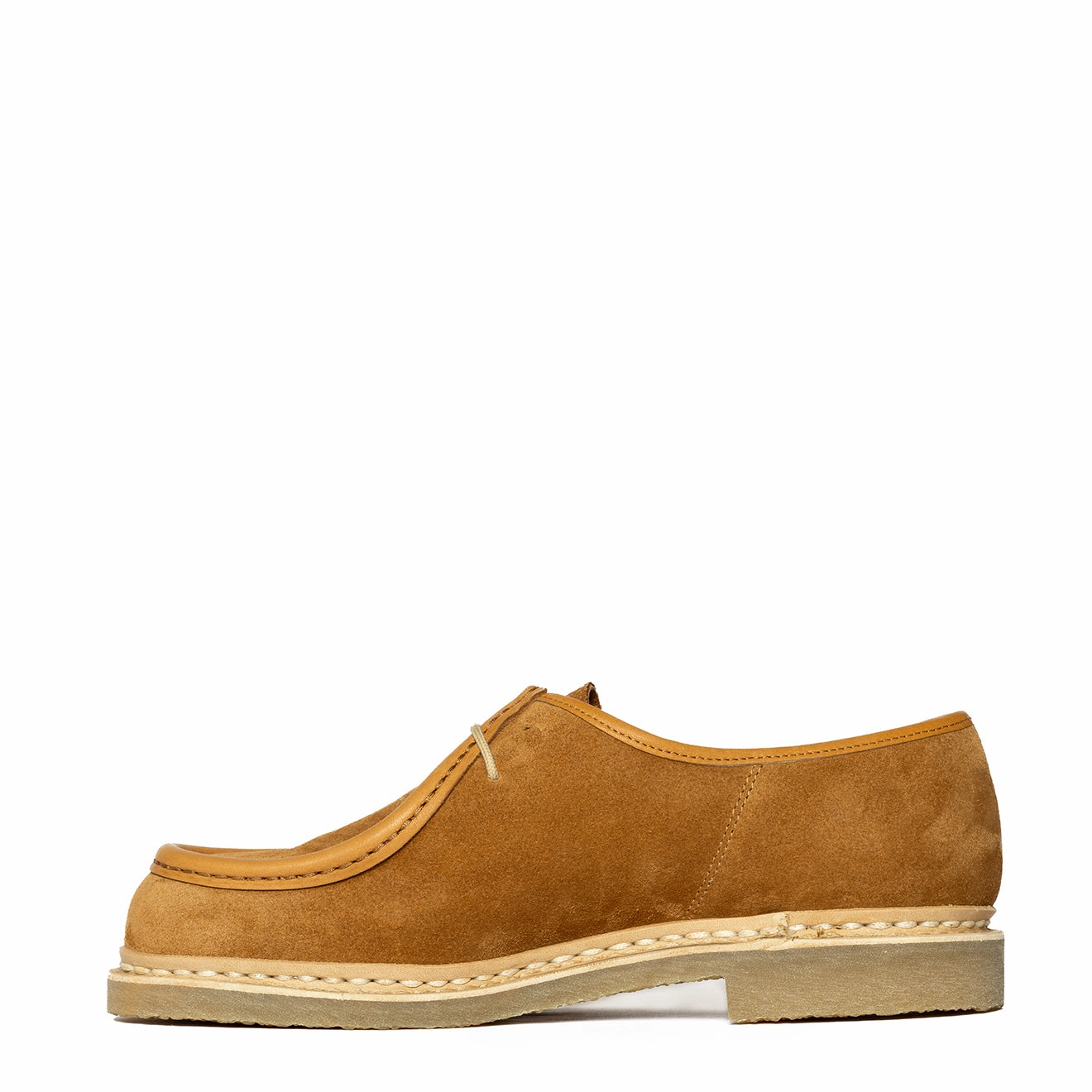 Paraboot Micka Shoe Suede Ario Honey / Vel Whisky Classic Leather Loafers