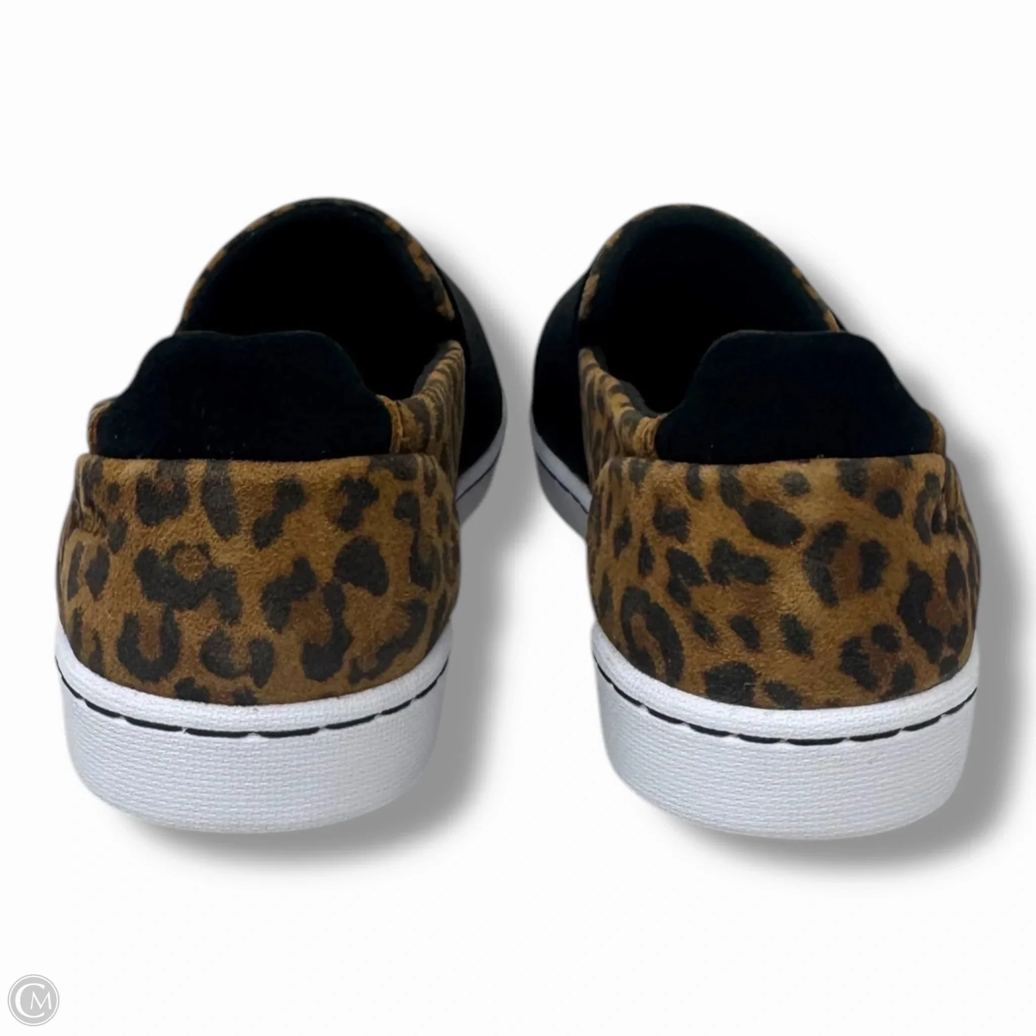 Pawley Wes Womens Suede Slip-On Sneakers By Clarks In Leopard Print, Size: 7 Leather Footwear