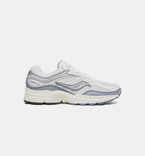 Progrid Omni 9 TMY Mens Lifestyle Shoe - Ivory/Blue Saucony cushioned sneakers for distance runs