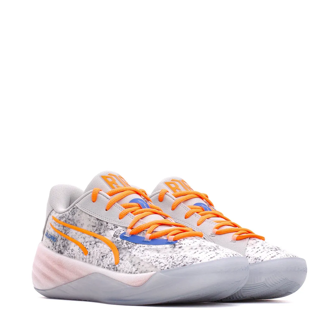 Puma Basketball Men All-Pro Nitro RJ Barrett Grey Orange 379914-01 Puma casual footwear shots
