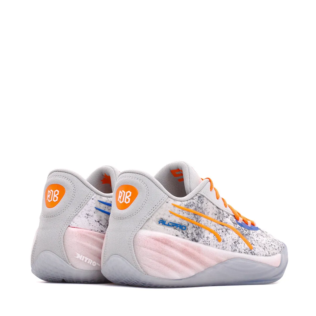 Puma Basketball Men All-Pro Nitro RJ Barrett Grey Orange 379914-01 Puma casual footwear shots