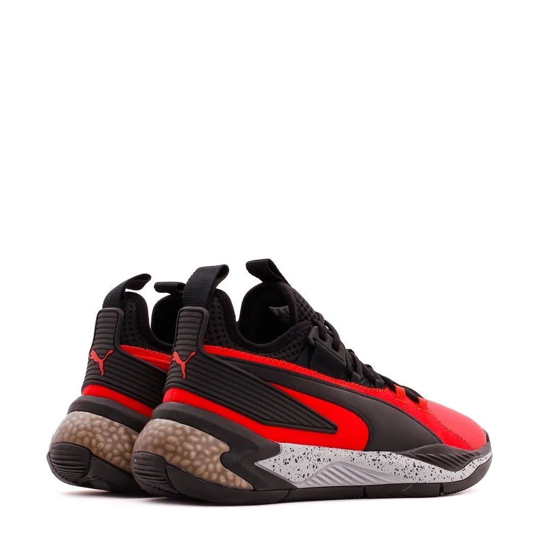 Puma Basketball Uproar Hybrid Court High Risk Red Black Men 192775-08 Puma casual footwear shots