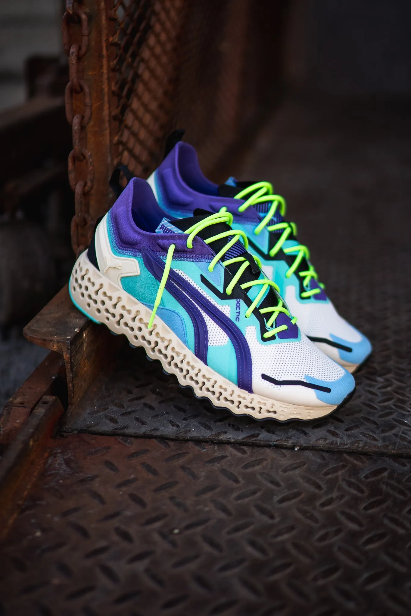 Puma Calibrate Restored Metric (Prism Violet) Puma athletic shoe visuals