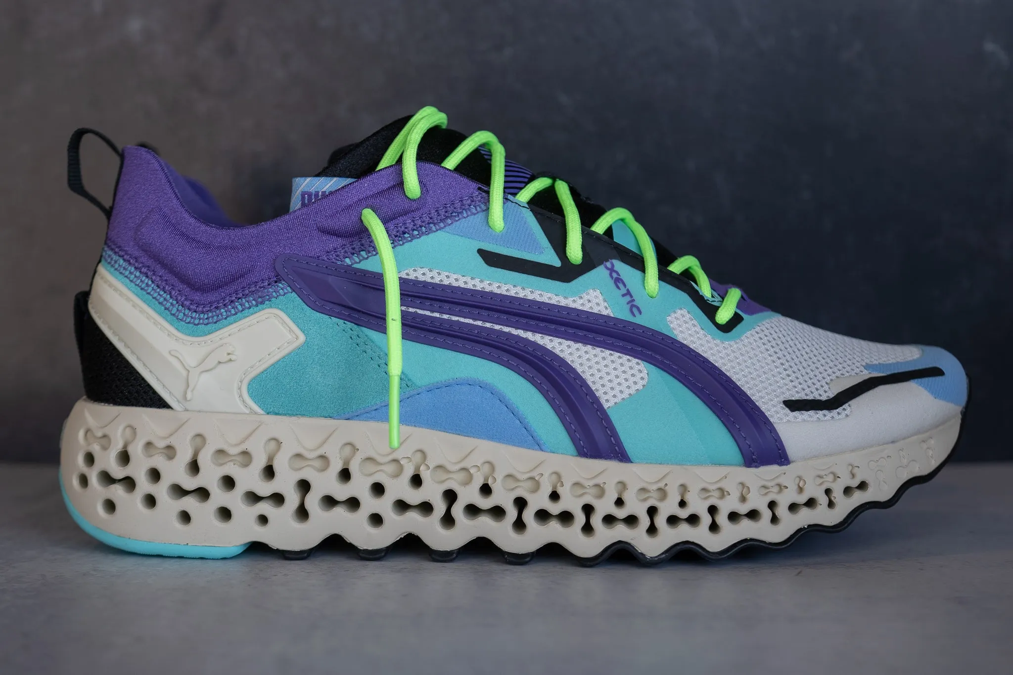 Puma Calibrate Restored Metric (Prism Violet) Puma athletic shoe visuals