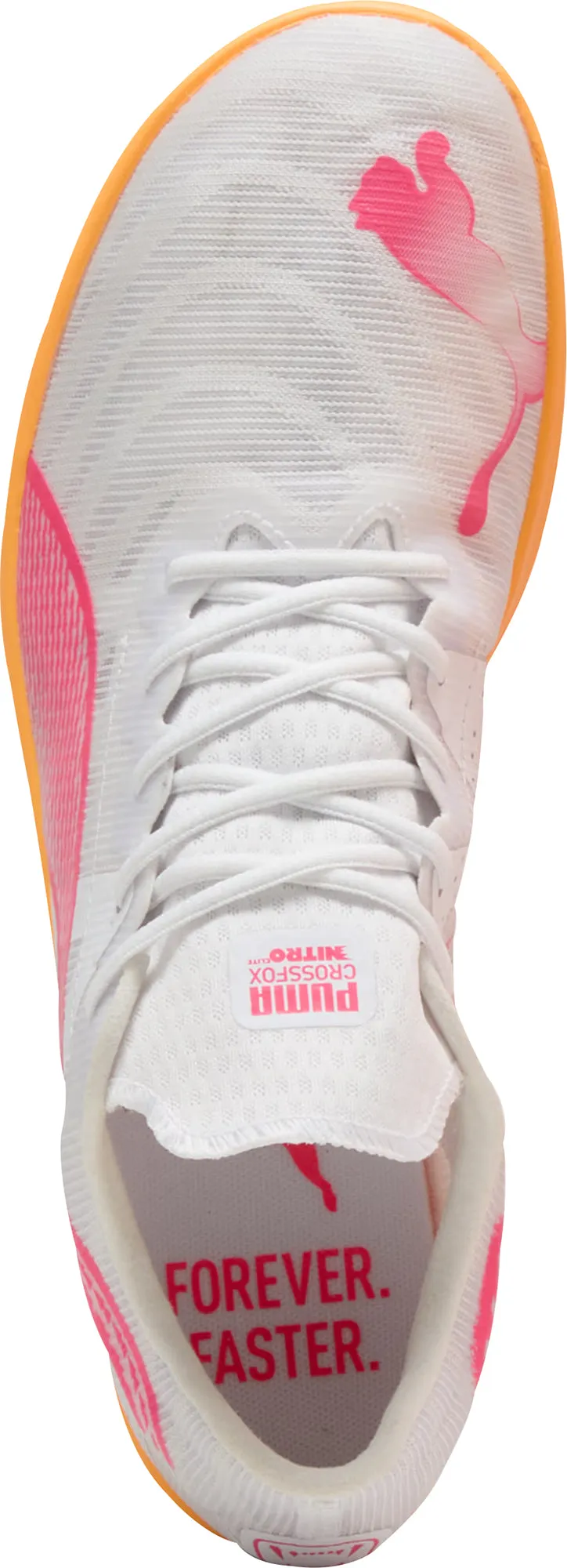 Puma Crossfox Nitro Elite Cross Country Running Spikes - White Cozy Footwear