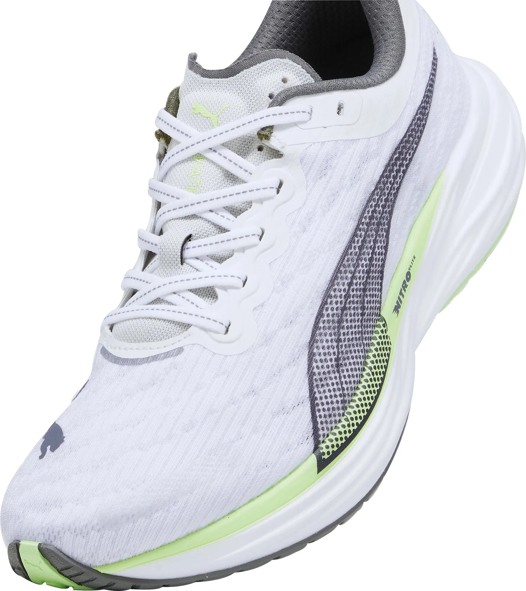 Puma Deviate Nitro 2 Mens Running Shoes - White Bold Sneakers