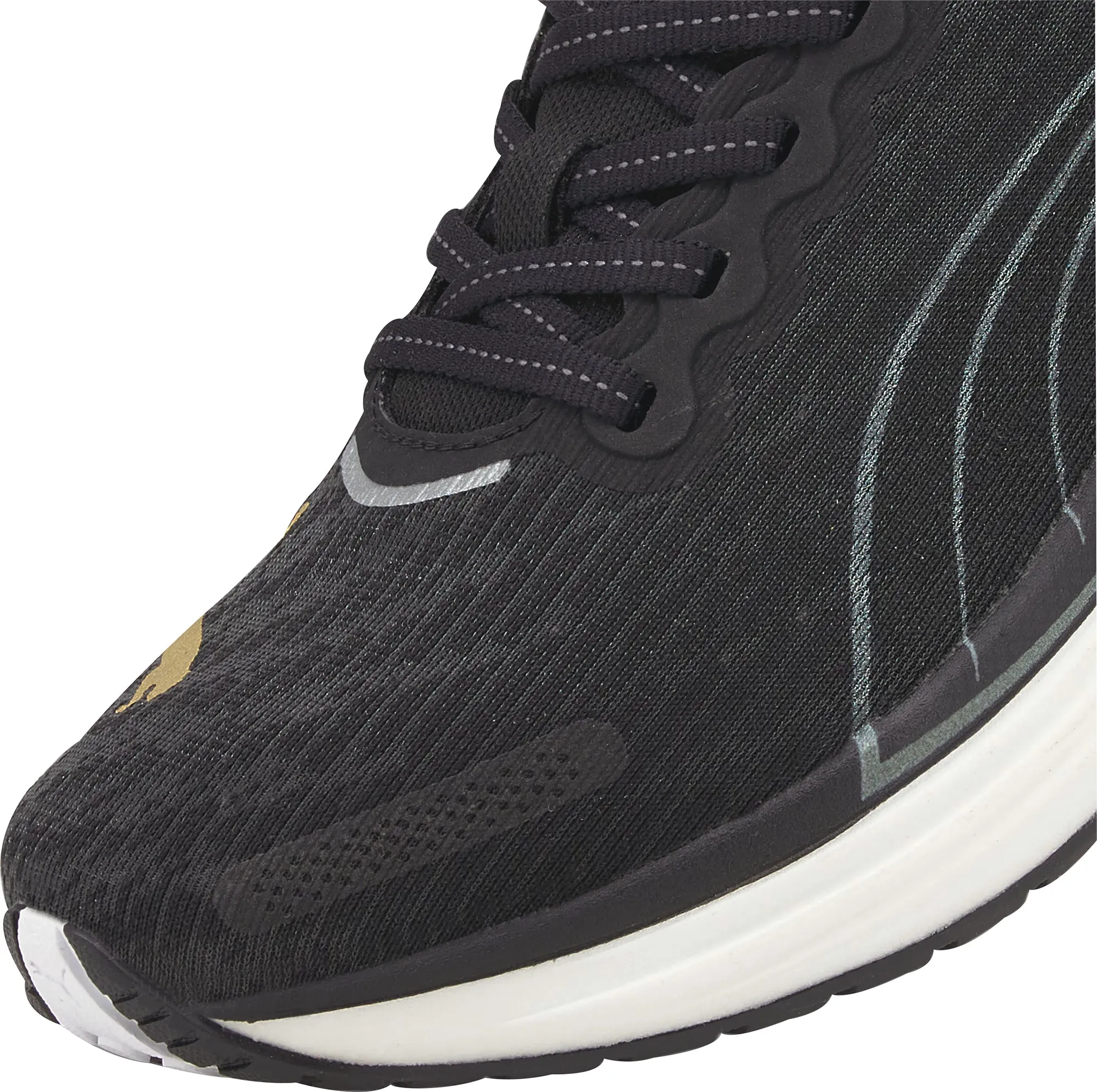 Puma Deviate Nitro 2 Womens Running Shoes - Black Bold Sneakers