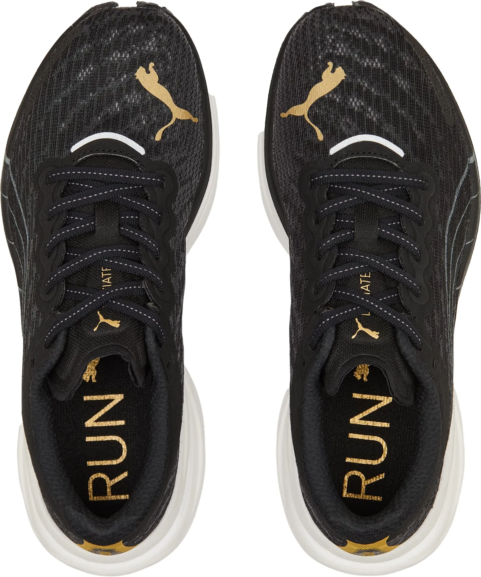 Puma Deviate Nitro 2 Womens Running Shoes - Black Bold Sneakers