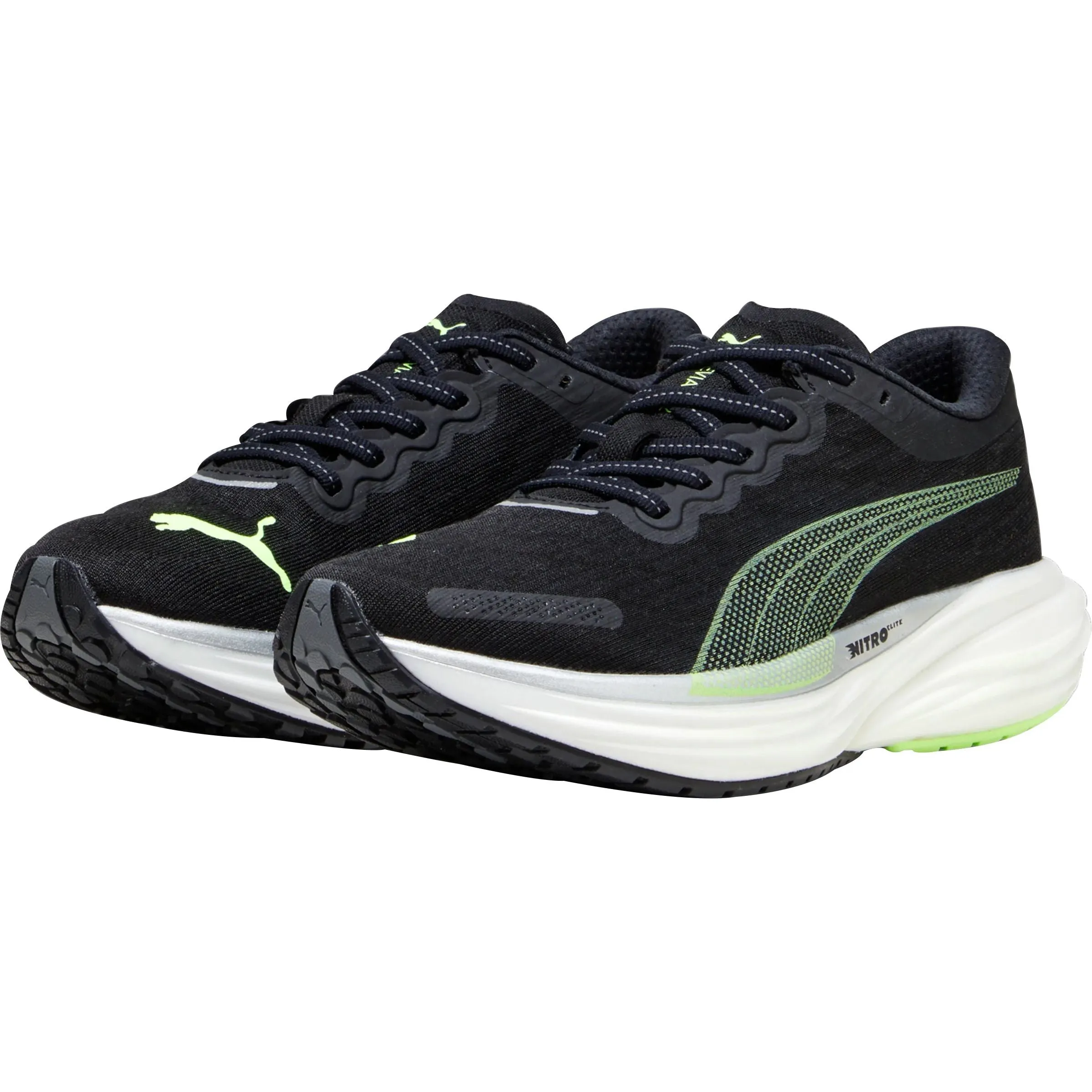 Puma Deviate Nitro 2 Womens Running Shoes - Black Cozy Footwear