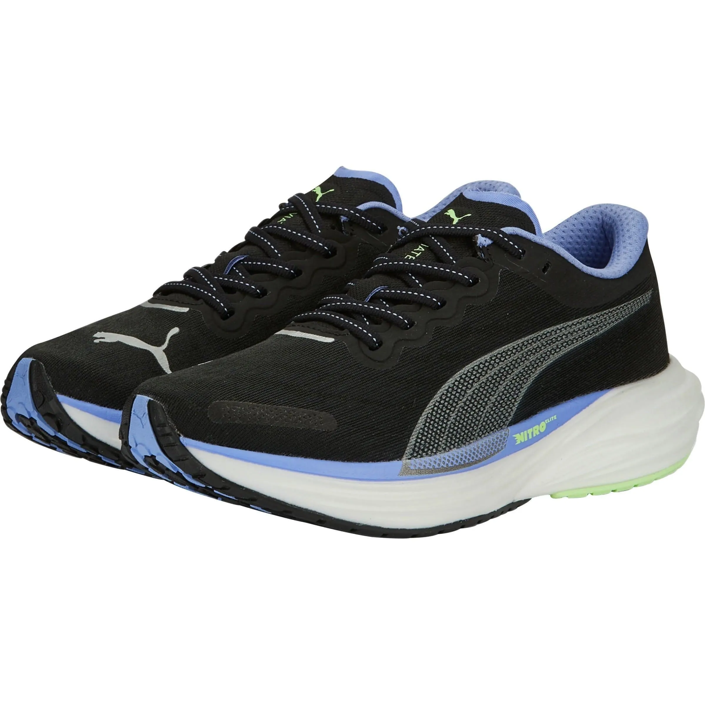 Puma Deviate Nitro 2 Womens Running Shoes - Black Cozy Footwear