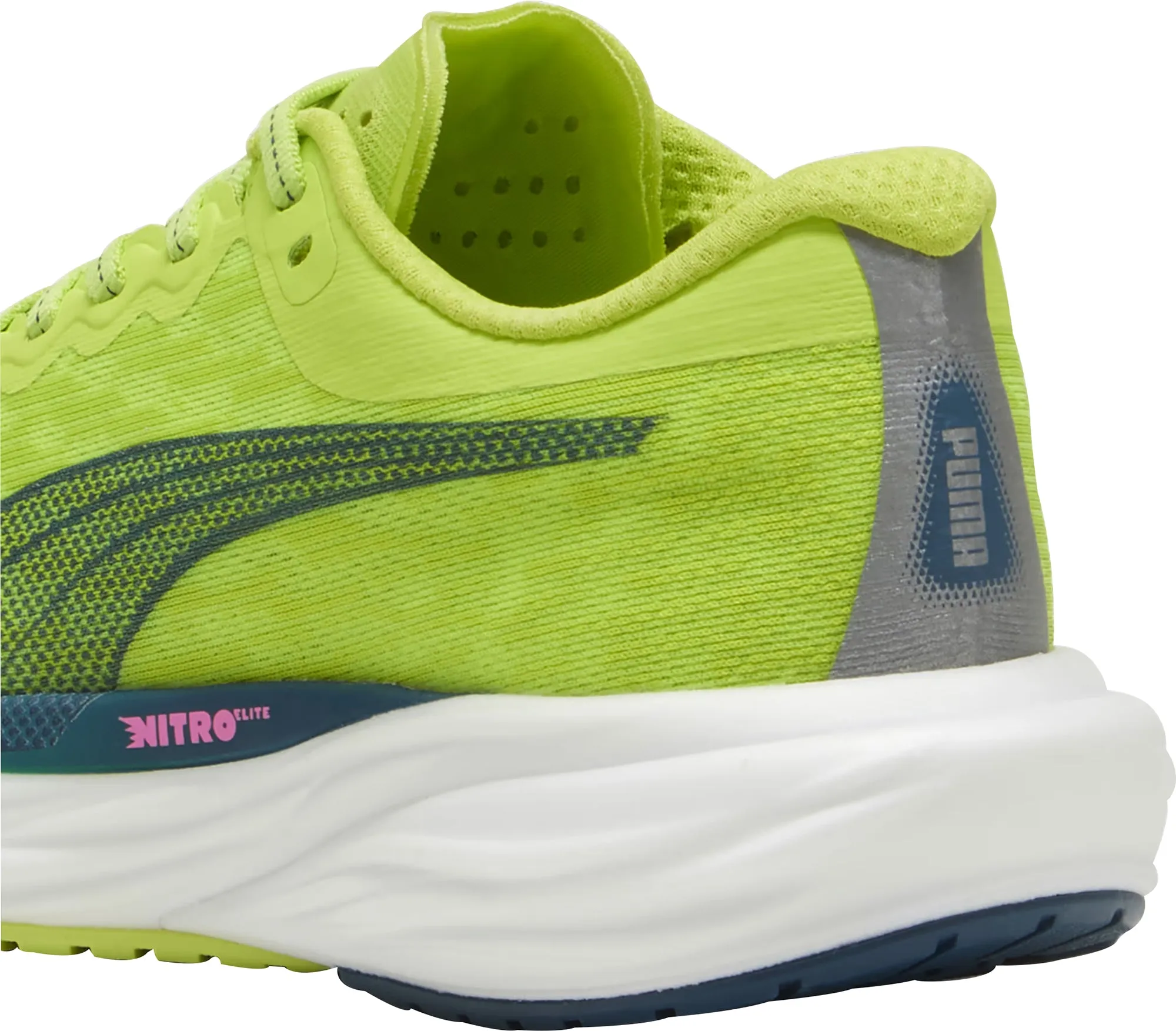 Puma Deviate Nitro 2 Womens Running Shoes - Green Cozy Footwear