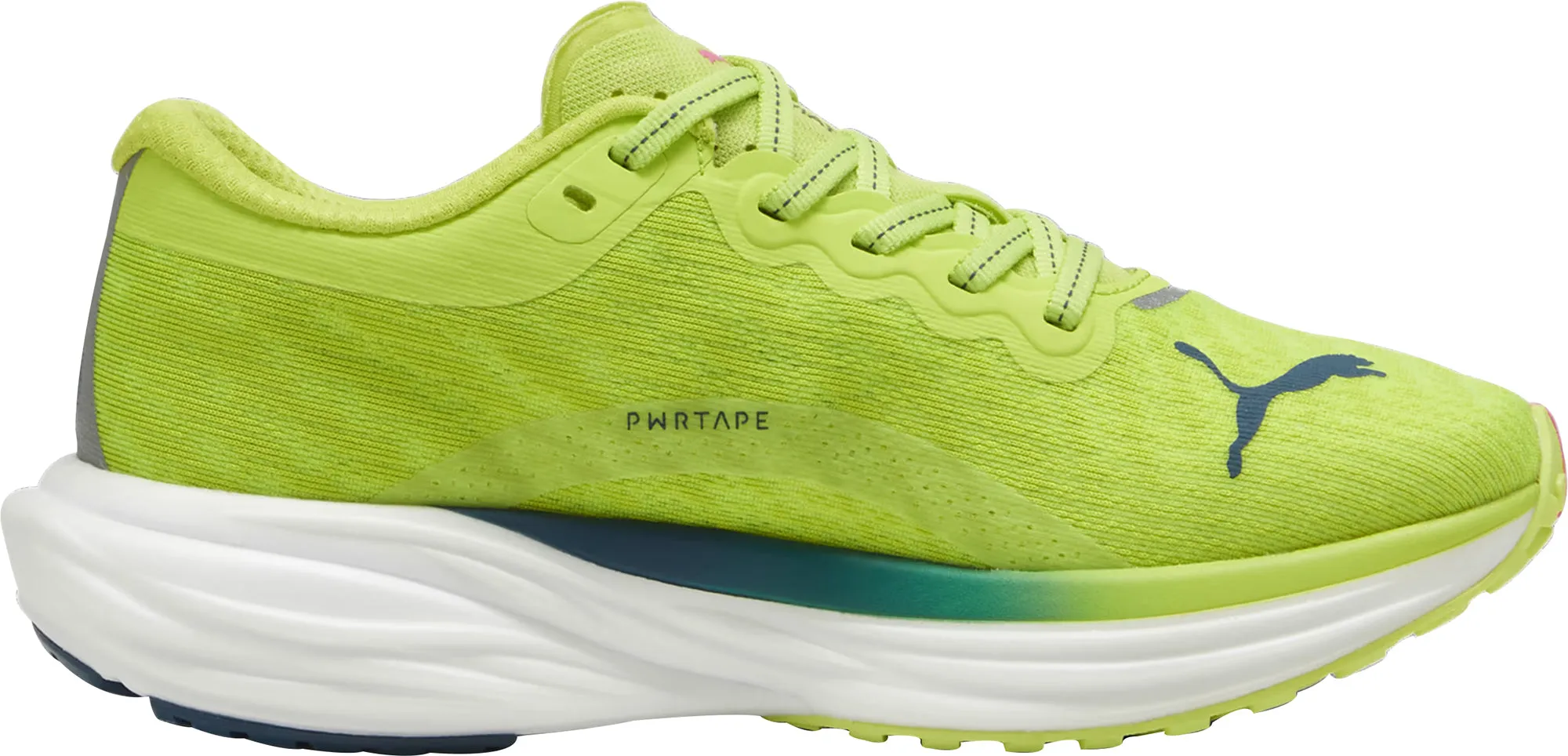 Puma Deviate Nitro 2 Womens Running Shoes - Green Cozy Footwear