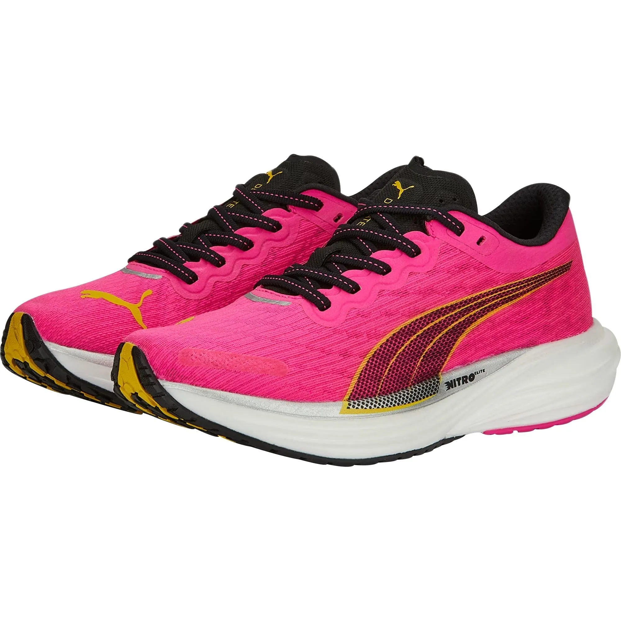 Puma Deviate Nitro 2 Womens Running Shoes - Pink Bold Sneakers