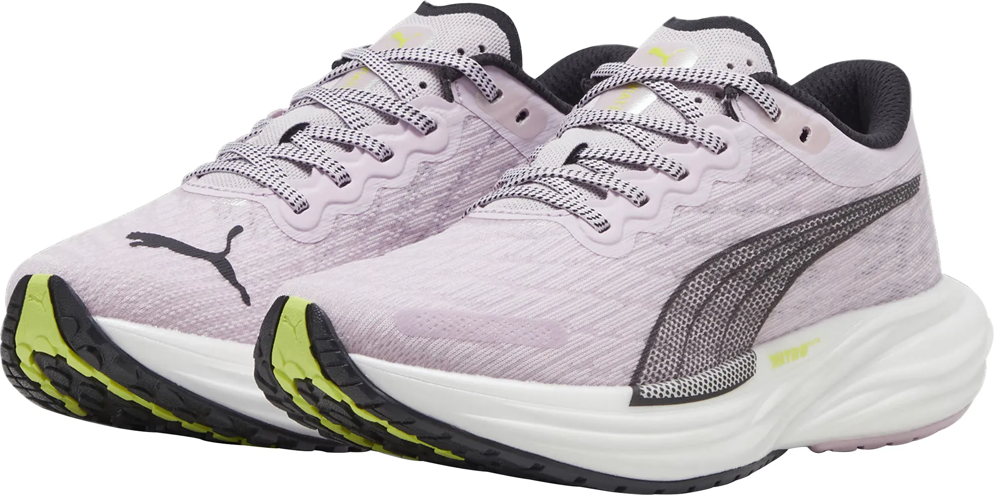 Puma Deviate Nitro 2 Womens Running Shoes - Purple Cozy Footwear