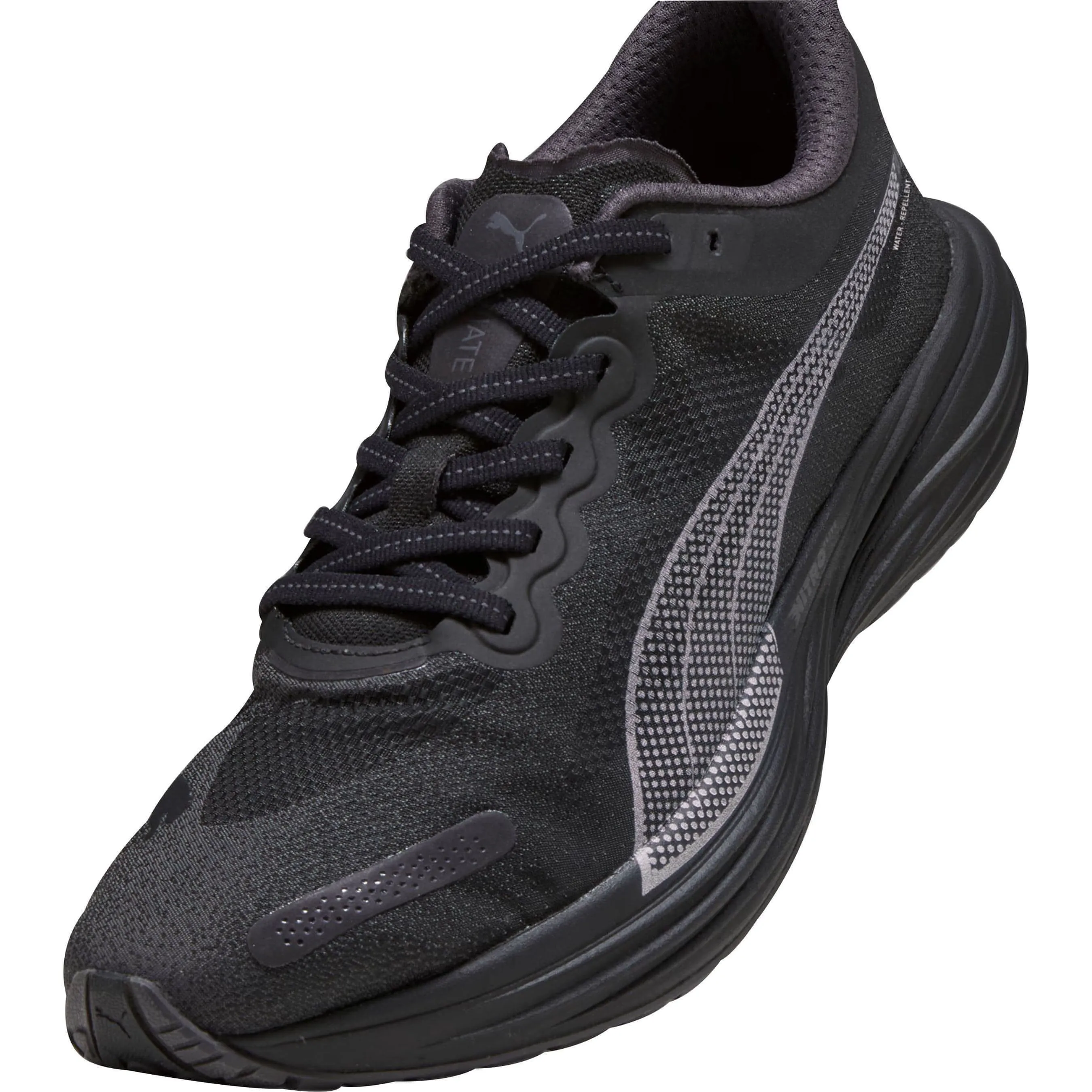 Puma Deviate Nitro 2 WTRepel Mens Running Shoes - Black Cozy Footwear