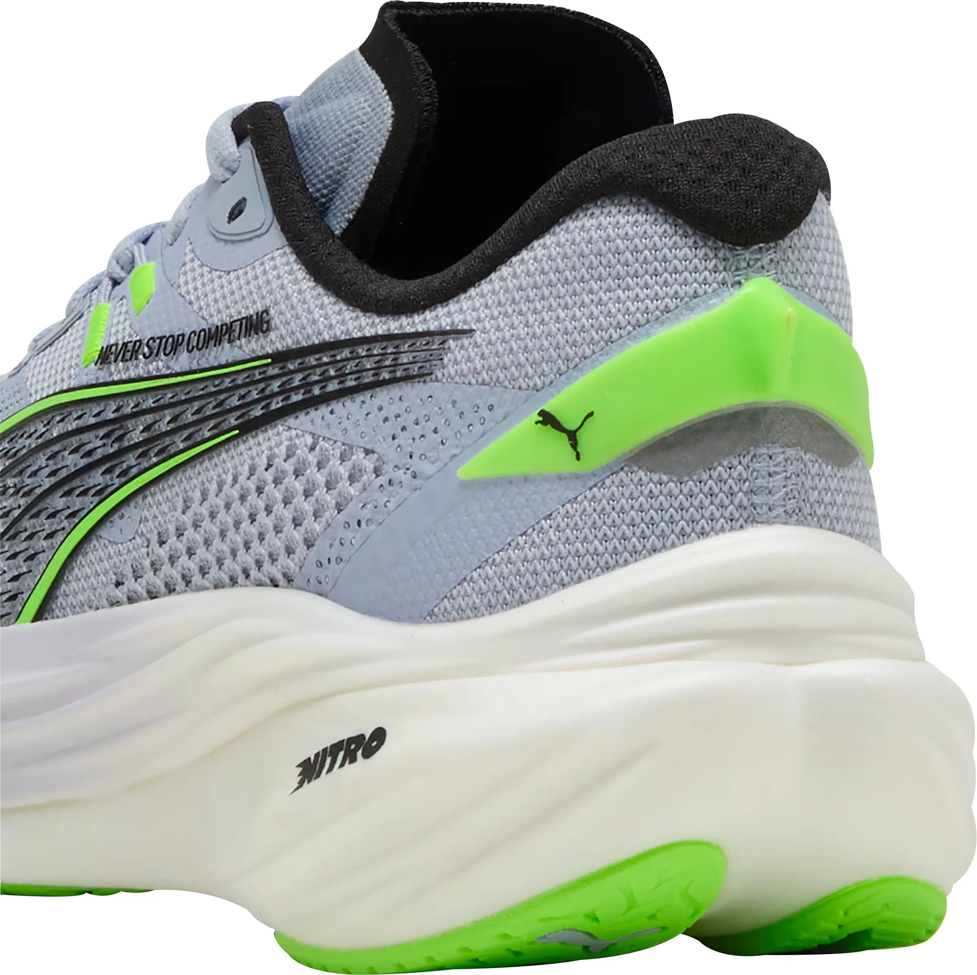 Puma Deviate Nitro 3 HYROX Womens Running Shoes - Blue Cozy Footwear
