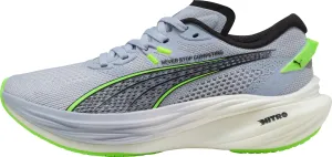 Puma Deviate Nitro 3 HYROX Womens Running Shoes - Blue Puma sport shoes with bold branding
