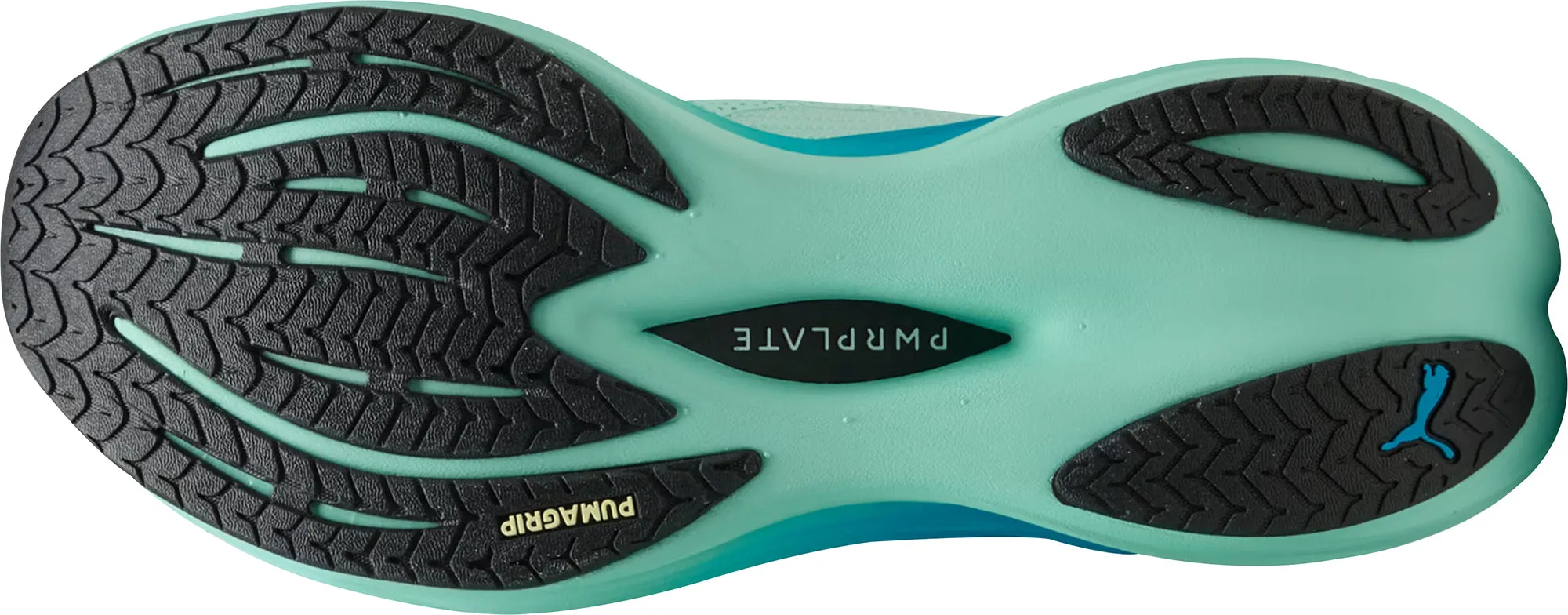 Puma Deviate Nitro 3 Mens Running Shoes - Green Cozy Footwear