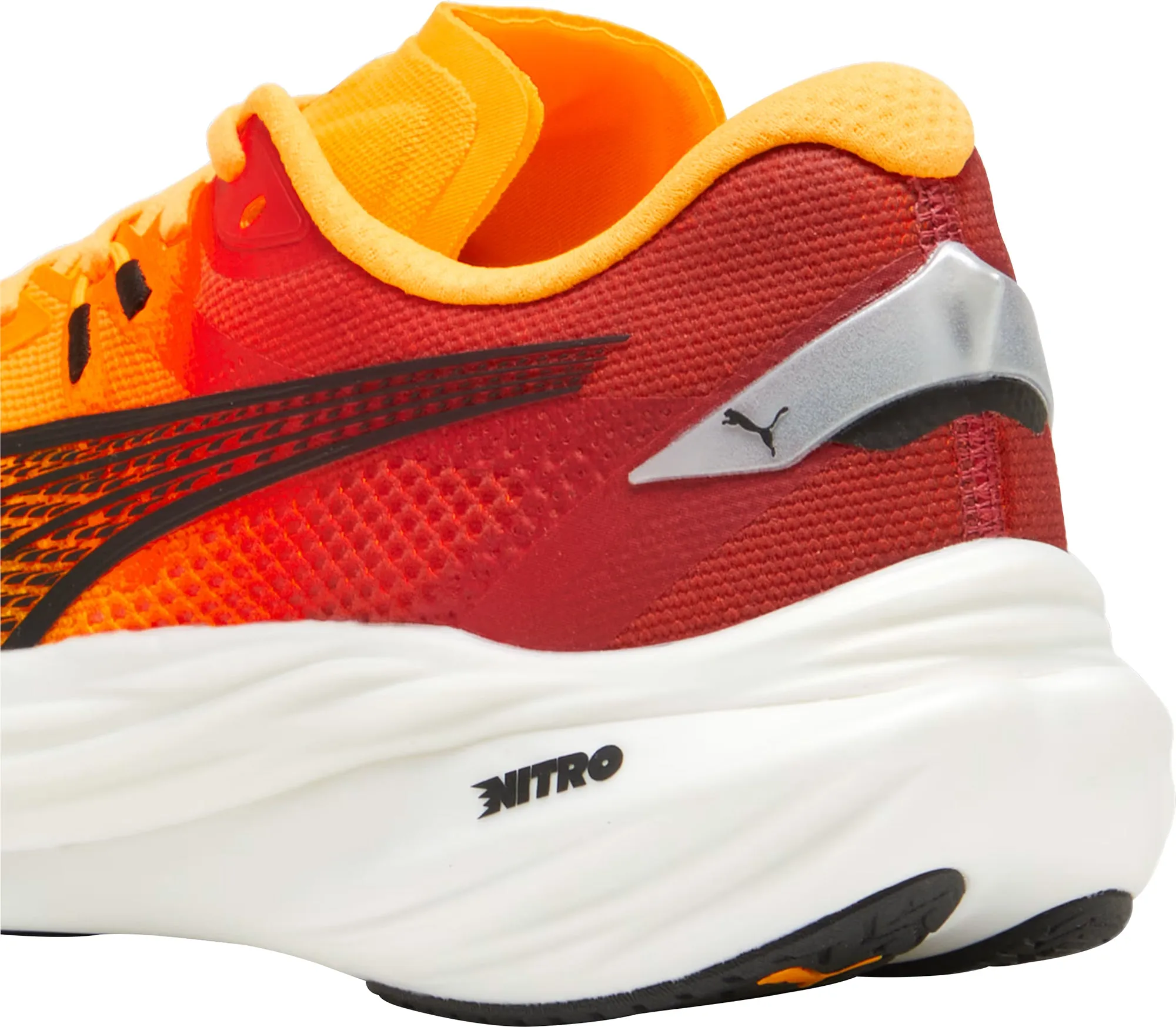Puma Deviate Nitro 3 Mens Running Shoes - Orange Bold Sneakers