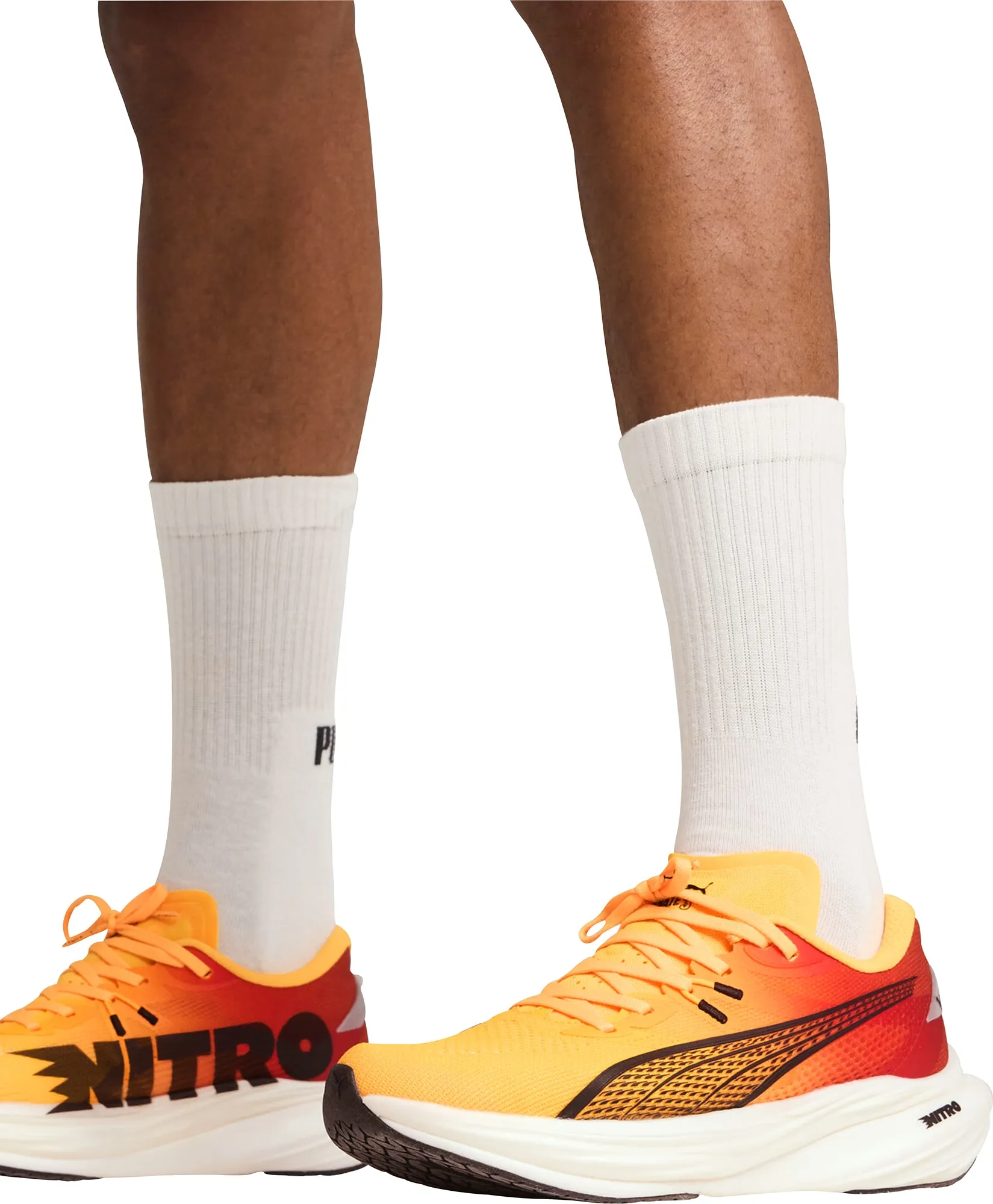 Puma Deviate Nitro 3 Mens Running Shoes - Orange Bold Sneakers