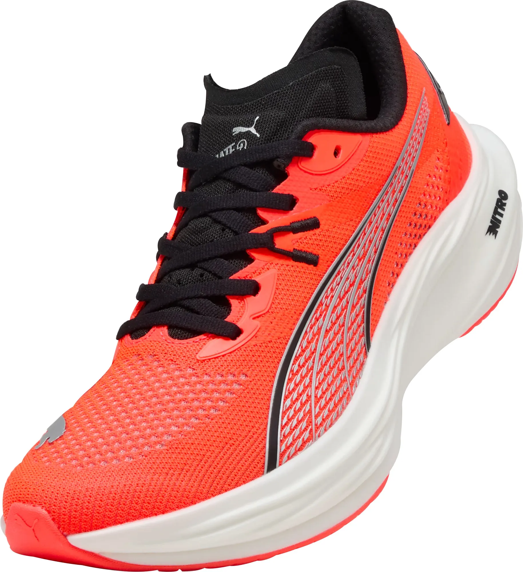 Puma Deviate Nitro 3 Mens Running Shoes - Red Cozy Footwear