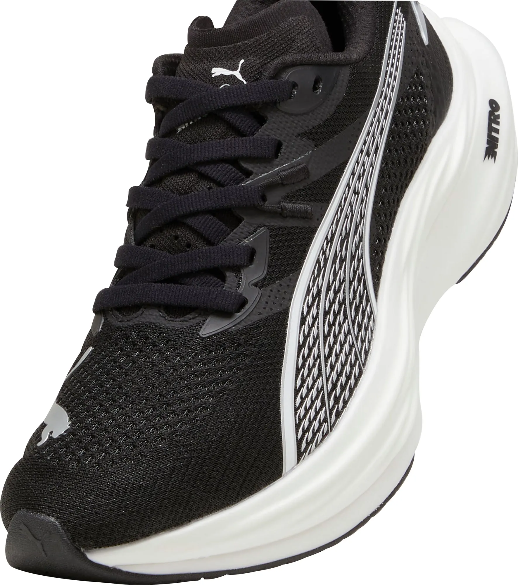 Puma Deviate Nitro 3 Womens Running Shoes - Black Cozy Footwear