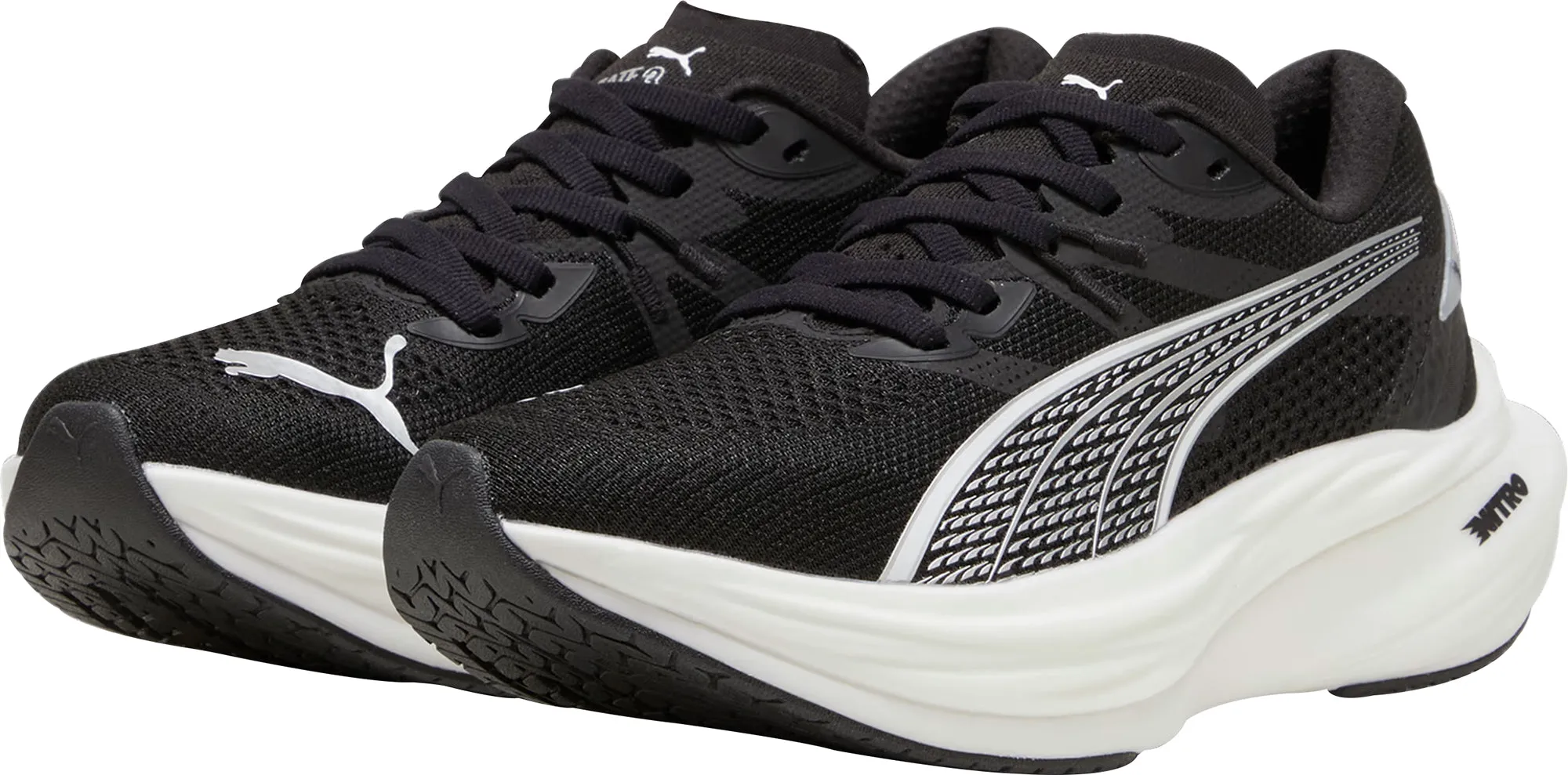 Puma Deviate Nitro 3 Womens Running Shoes - Black Cozy Footwear