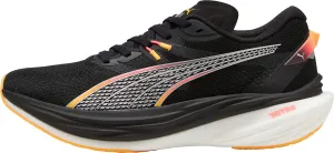 Puma Deviate Nitro 3 Womens Running Shoes - Black Puma sport shoes with bold branding