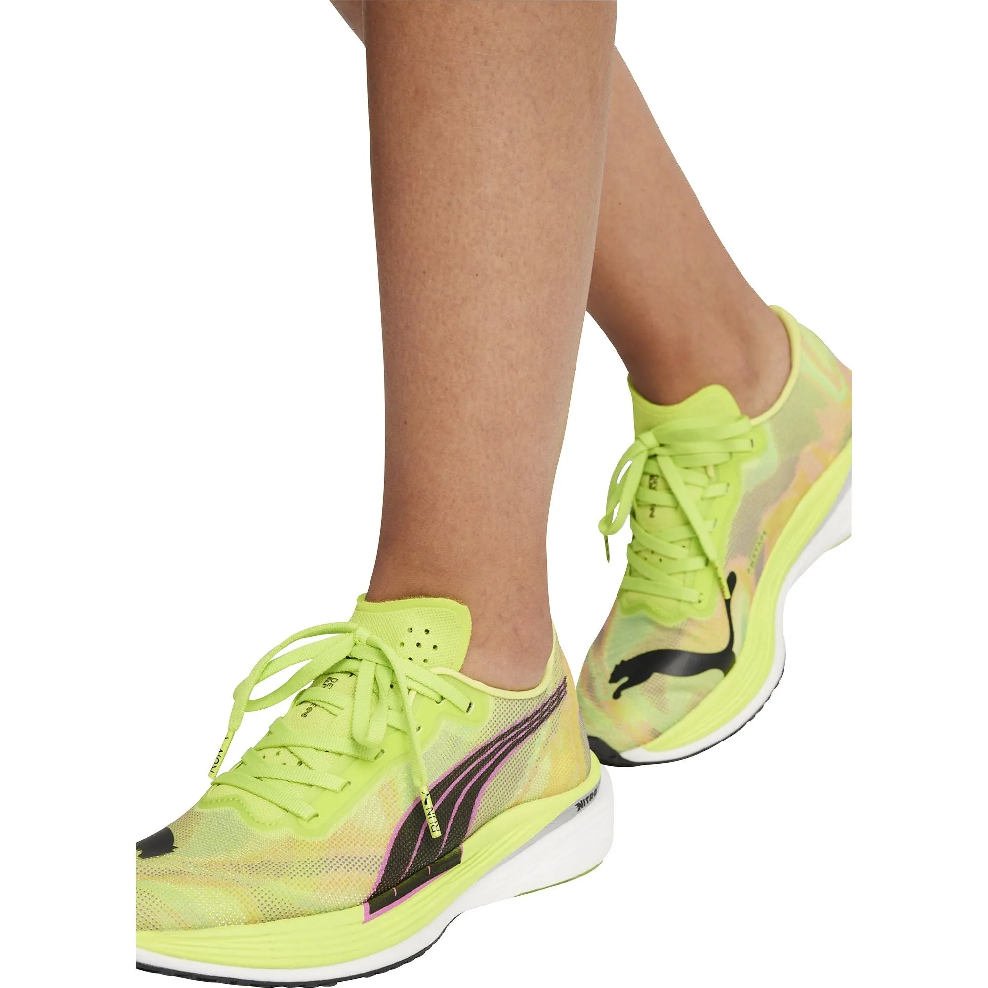 Puma Deviate Nitro Elite 2 Womens Running Shoes - Green Bold Sneakers
