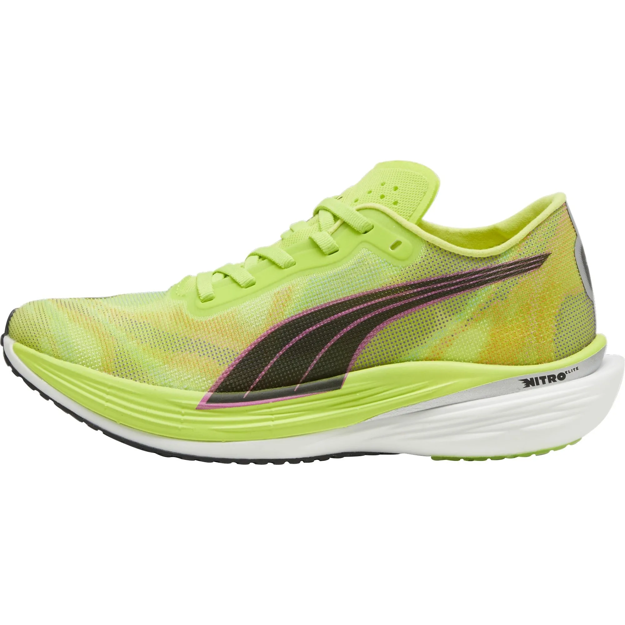 Puma Deviate Nitro Elite 2 Womens Running Shoes - Green Puma athletic shoes for urban lifestyle
