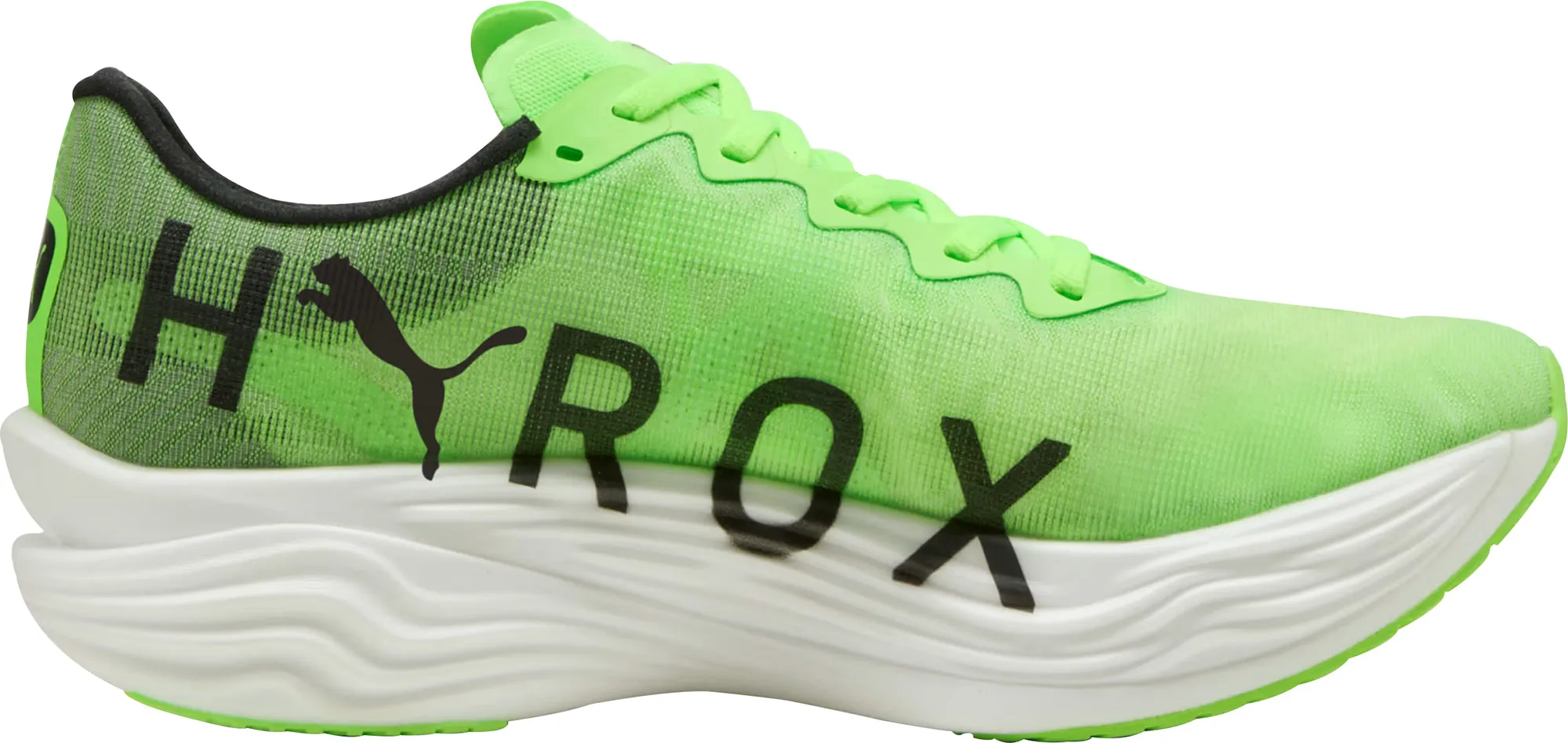 Puma Deviate Nitro Elite 3 HYROX Mens Running Shoes - Green Cozy Footwear