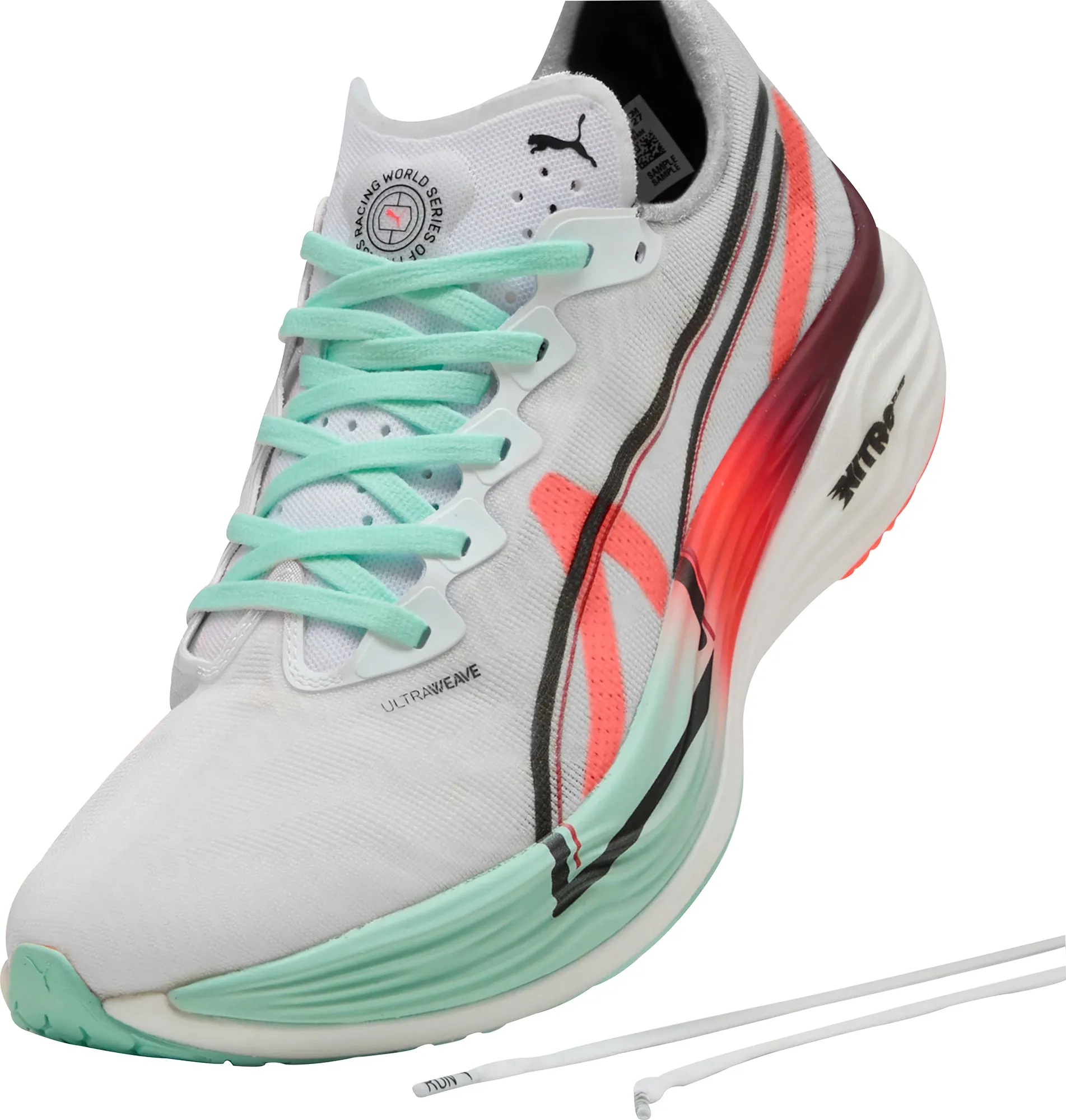 Puma Deviate Nitro Elite 3 HYROX Mens Running Shoes - White Cozy Footwear