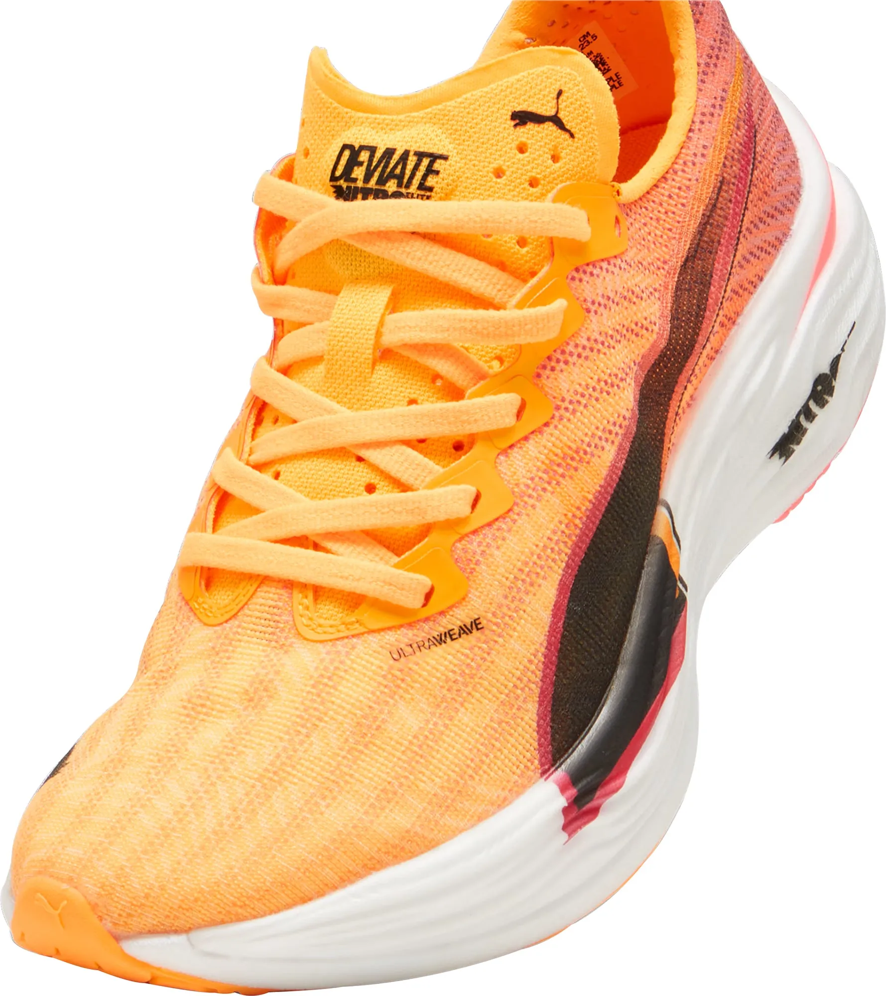 Puma Deviate Nitro Elite 3 Womens Running Shoes - Orange Cozy Footwear